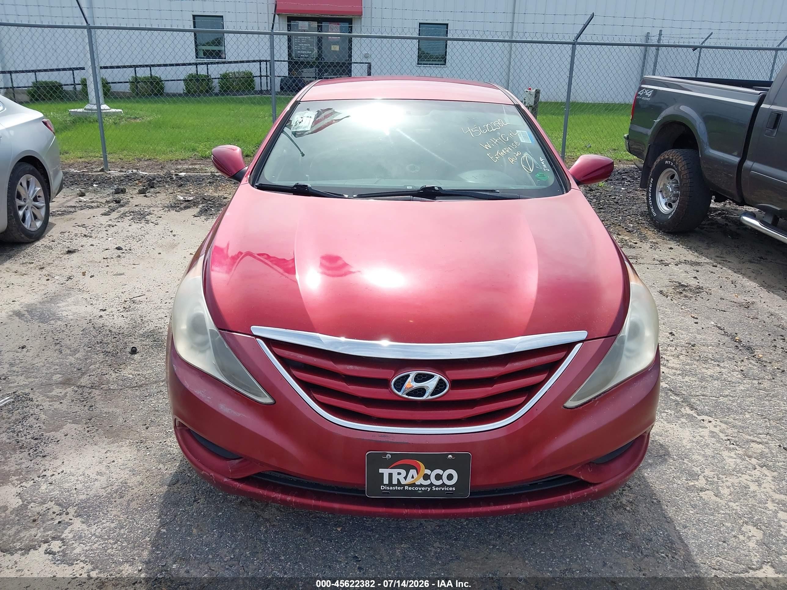 2011 Hyundai Sonata Gls Red vin: 5NPEB4AC5BH201849