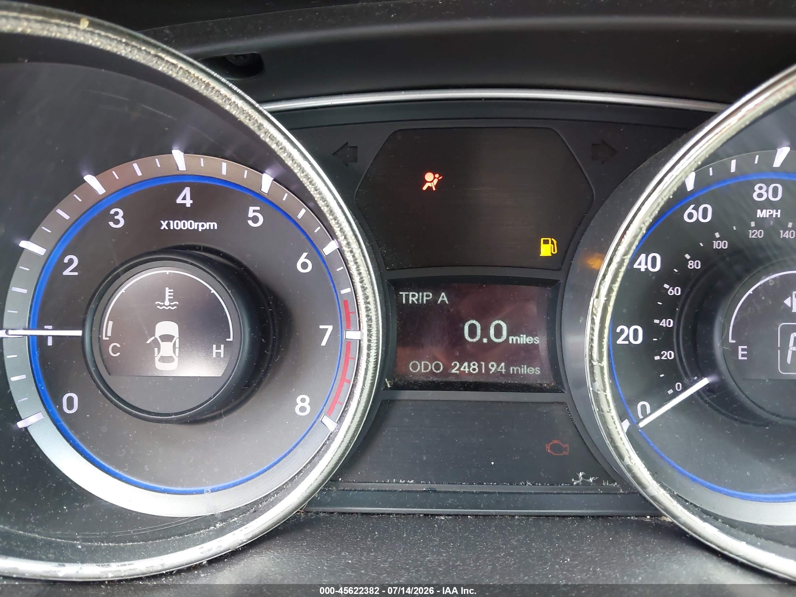 2011 Hyundai Sonata Gls Red vin: 5NPEB4AC5BH201849