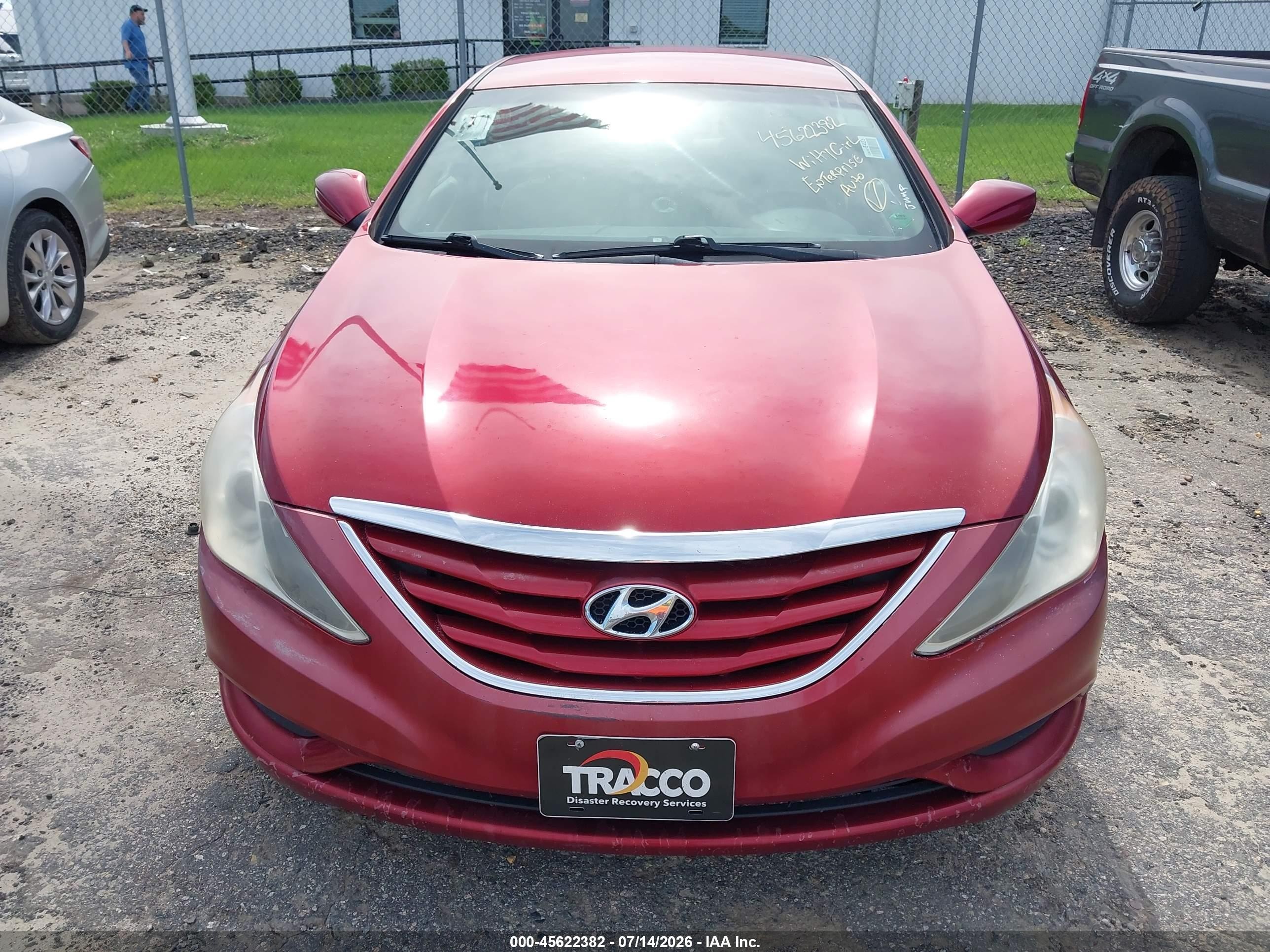 2011 Hyundai Sonata Gls Red vin: 5NPEB4AC5BH201849