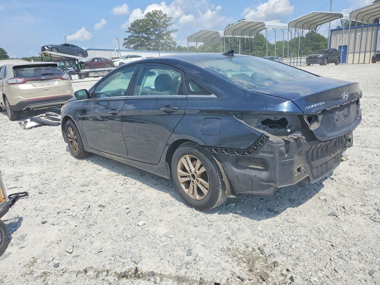 2011 Hyundai Sonata Blue vin: 5NPEB4AC5BH207778