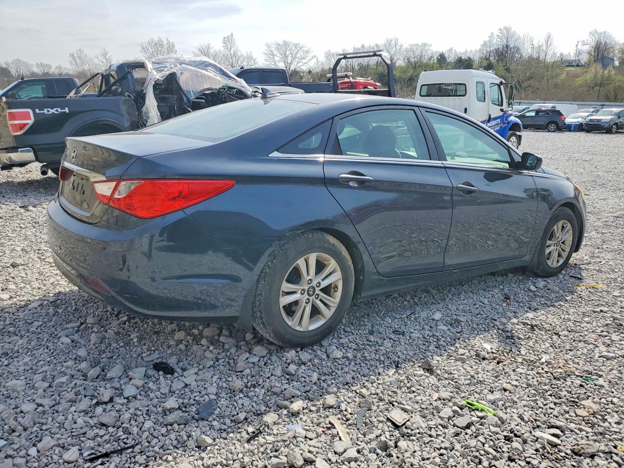 2011 Hyundai Sonata Gls Blue vin: 5NPEB4AC5BH210079