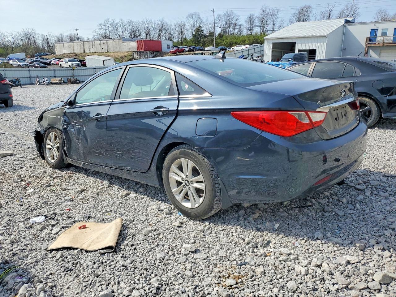 2011 Hyundai Sonata Gls Blue vin: 5NPEB4AC5BH210079
