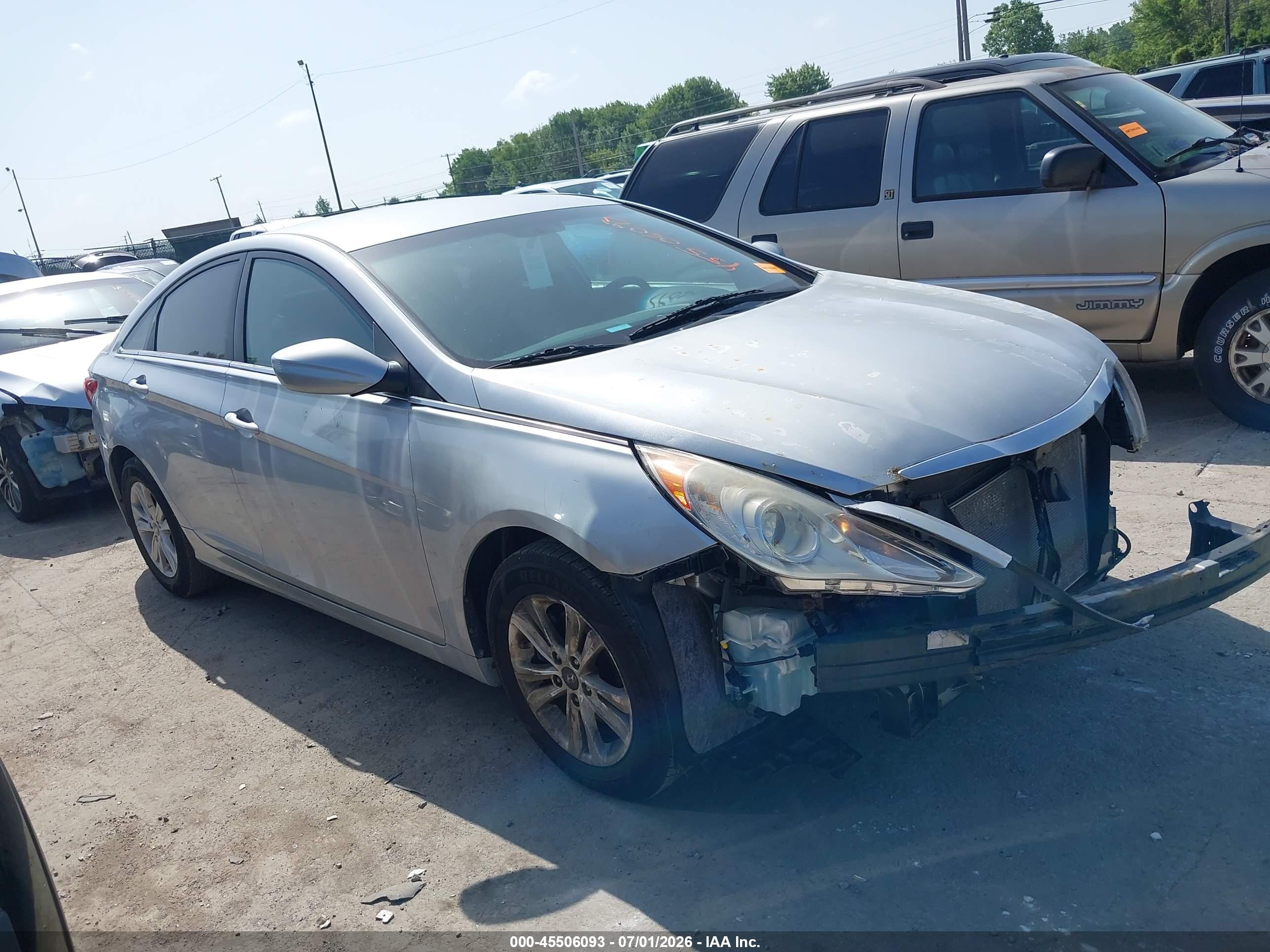 2011 Hyundai Sonata Gls Silver vin: 5NPEB4AC5BH212642