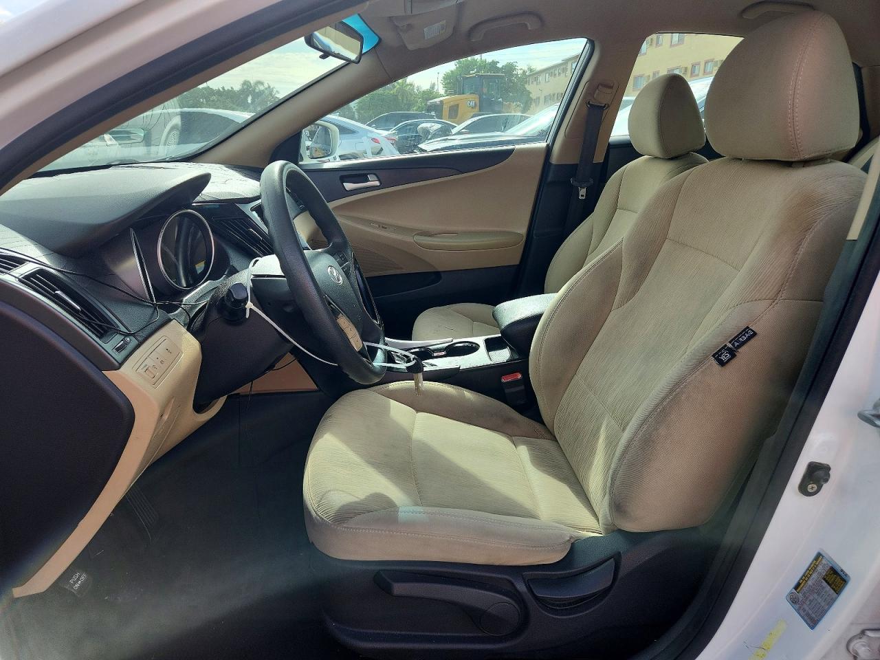 2011 Hyundai Sonata White vin: 5NPEB4AC5BH223950
