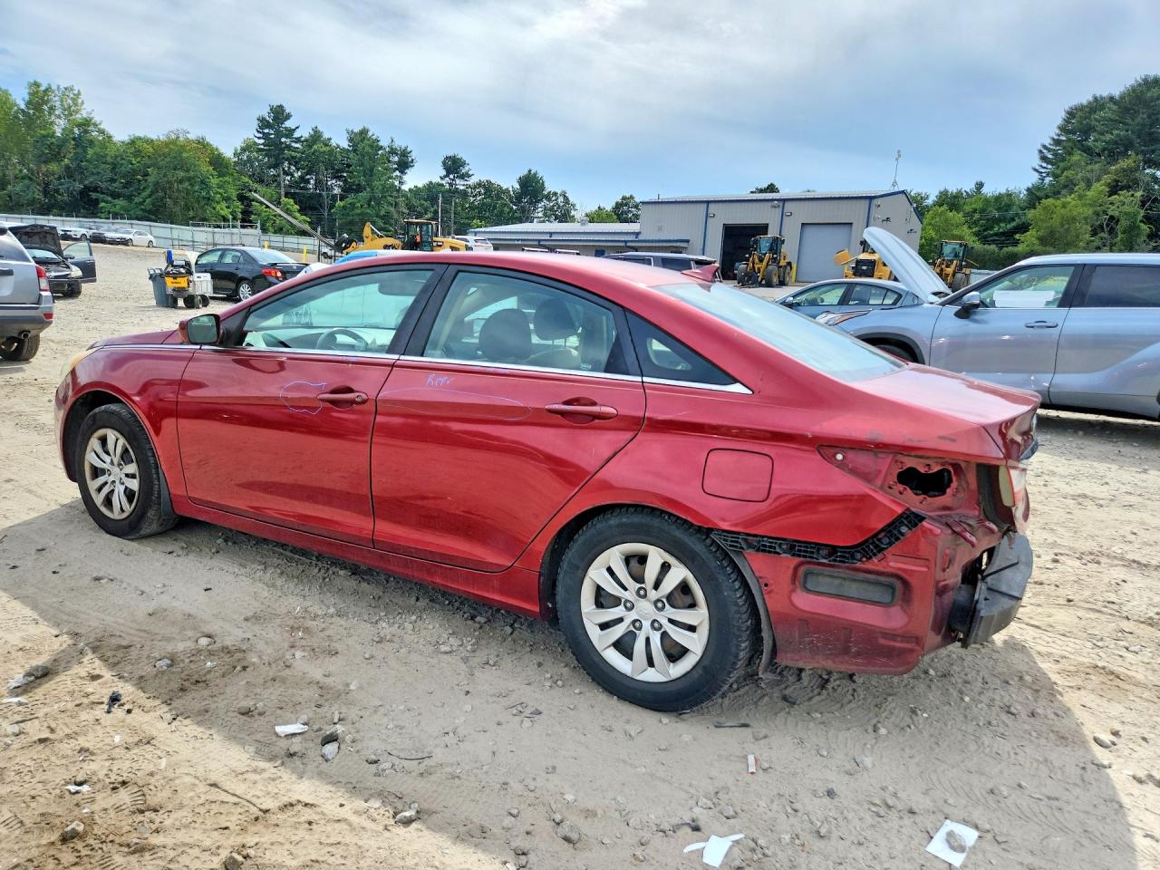 2011 Hyundai Sonata Gls Red vin: 5NPEB4AC5BH229442
