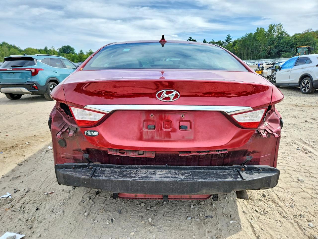 2011 Hyundai Sonata Gls Red vin: 5NPEB4AC5BH229442