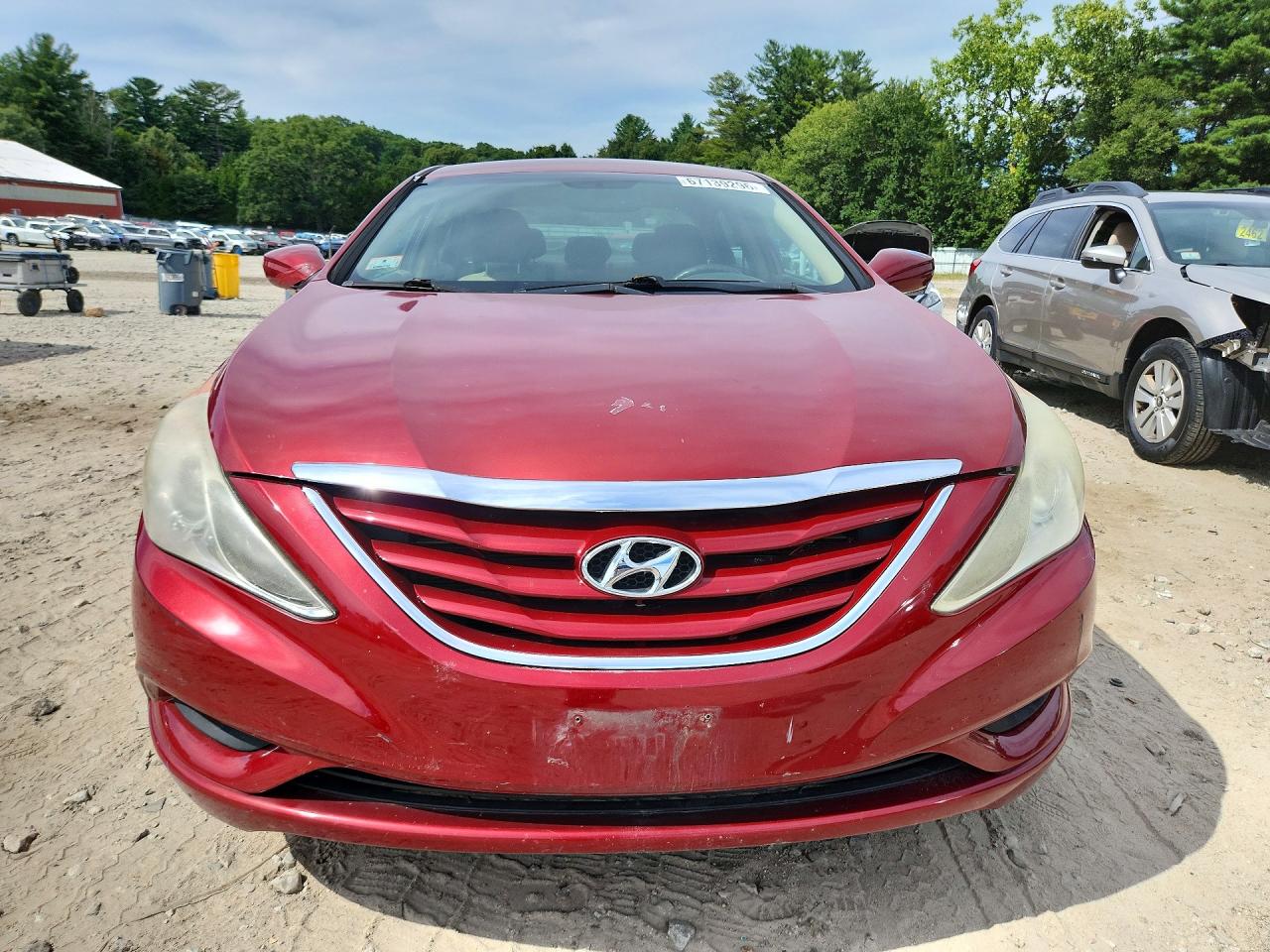 2011 Hyundai Sonata Gls Red vin: 5NPEB4AC5BH229442