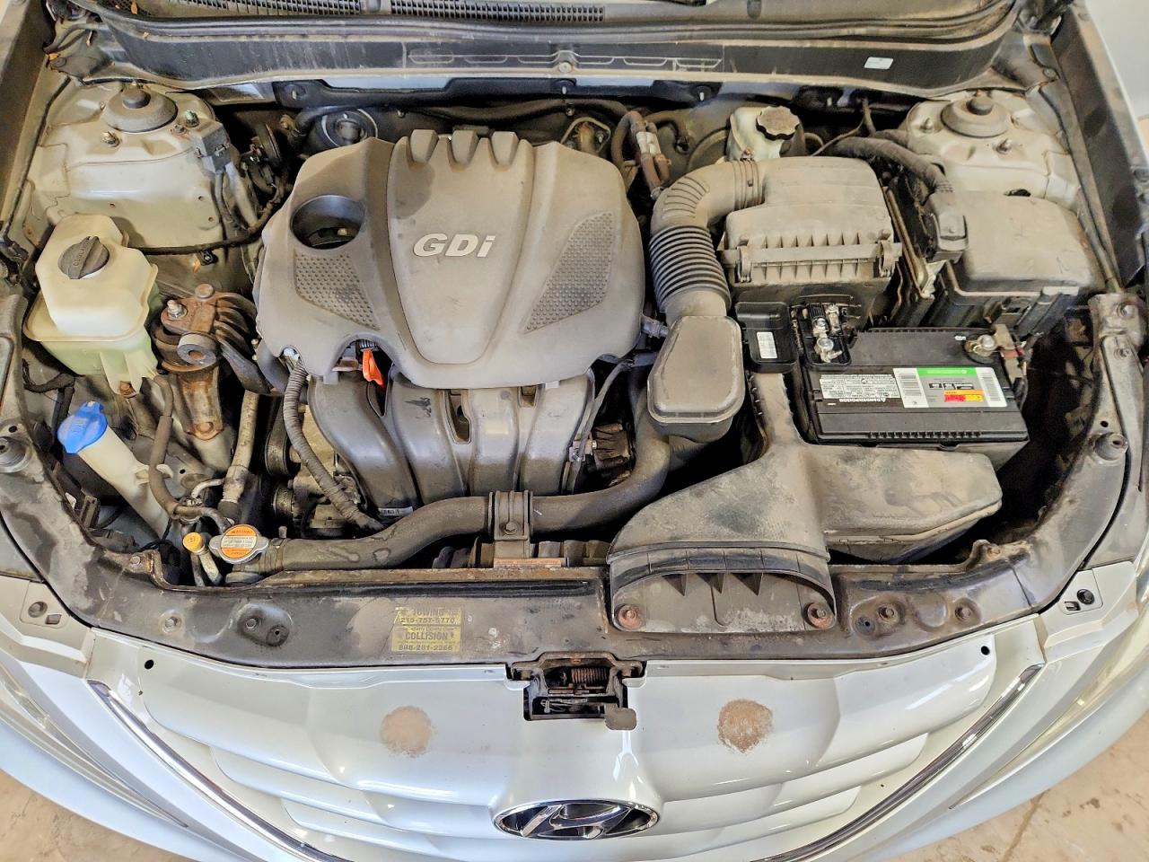 2011 Hyundai Sonata Gls Silver vin: 5NPEB4AC5BH230929