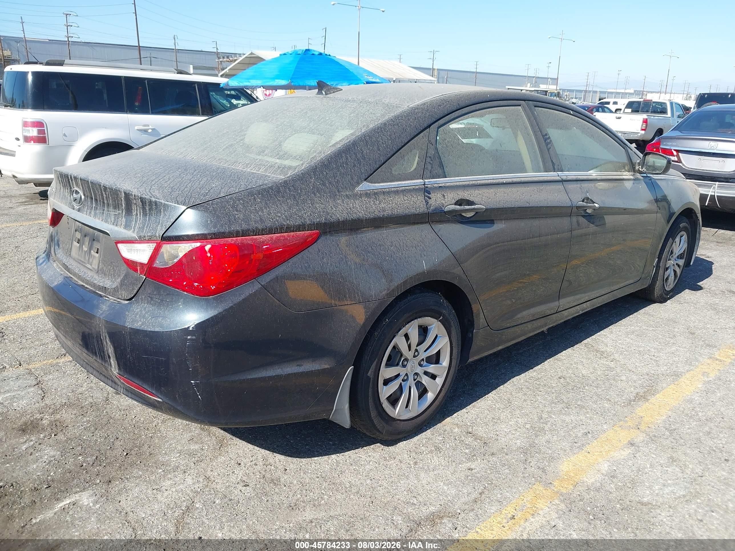 2011 Hyundai Sonata Gls Black vin: 5NPEB4AC5BH253322
