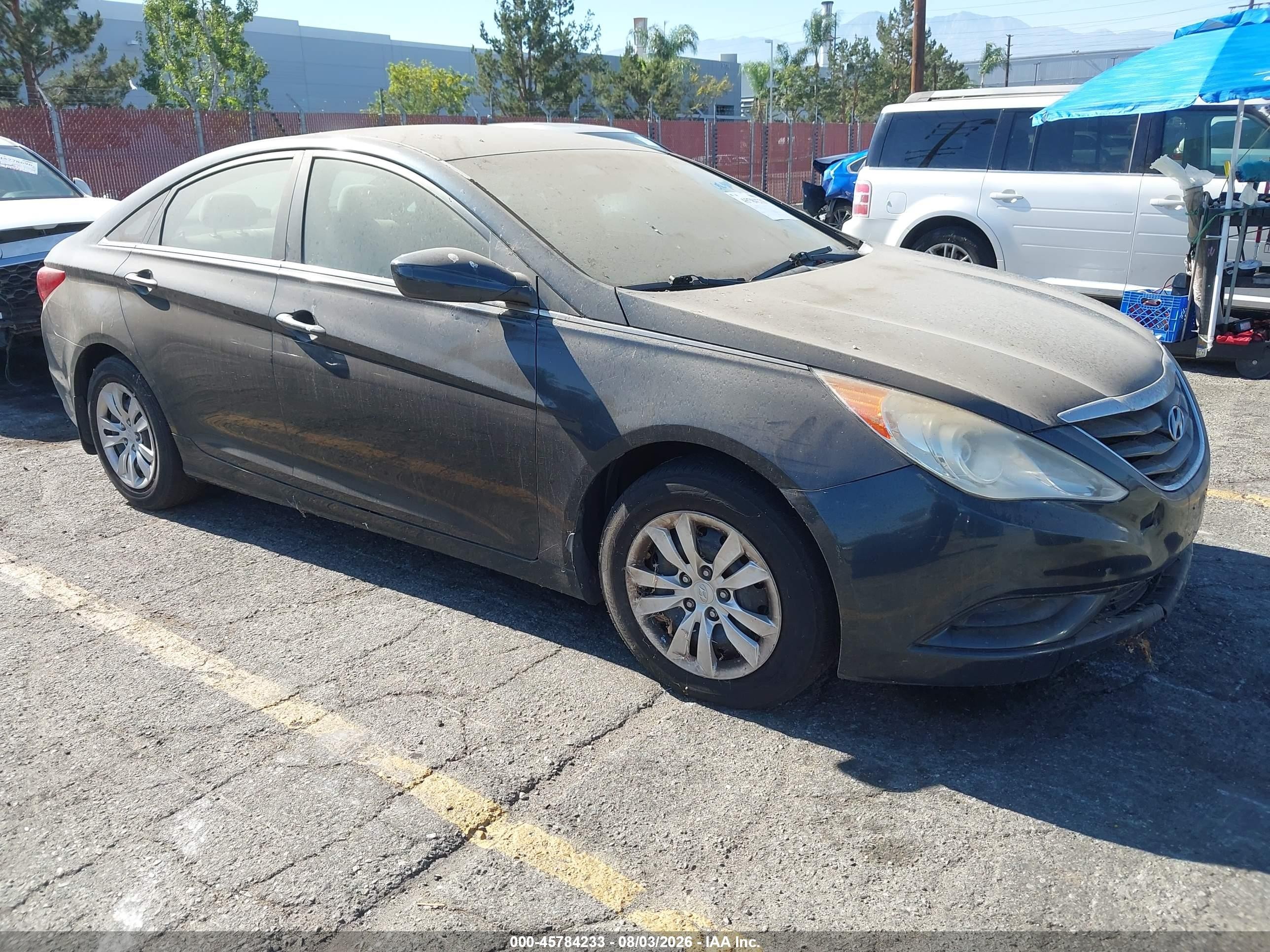 2011 Hyundai Sonata Gls Черный vin: 5NPEB4AC5BH253322