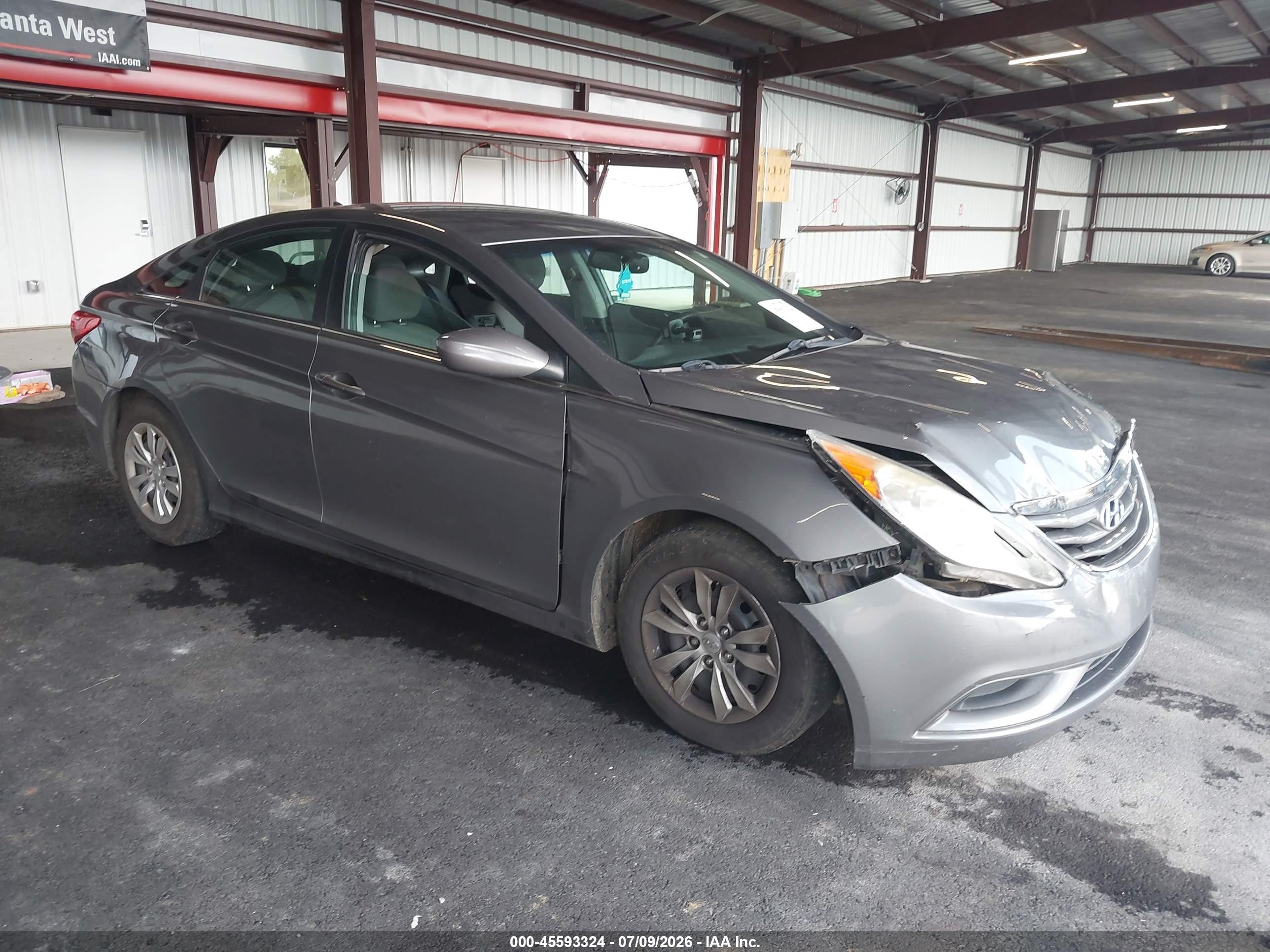 2011 Hyundai Sonata Gls Gray vin: 5NPEB4AC5BH257354