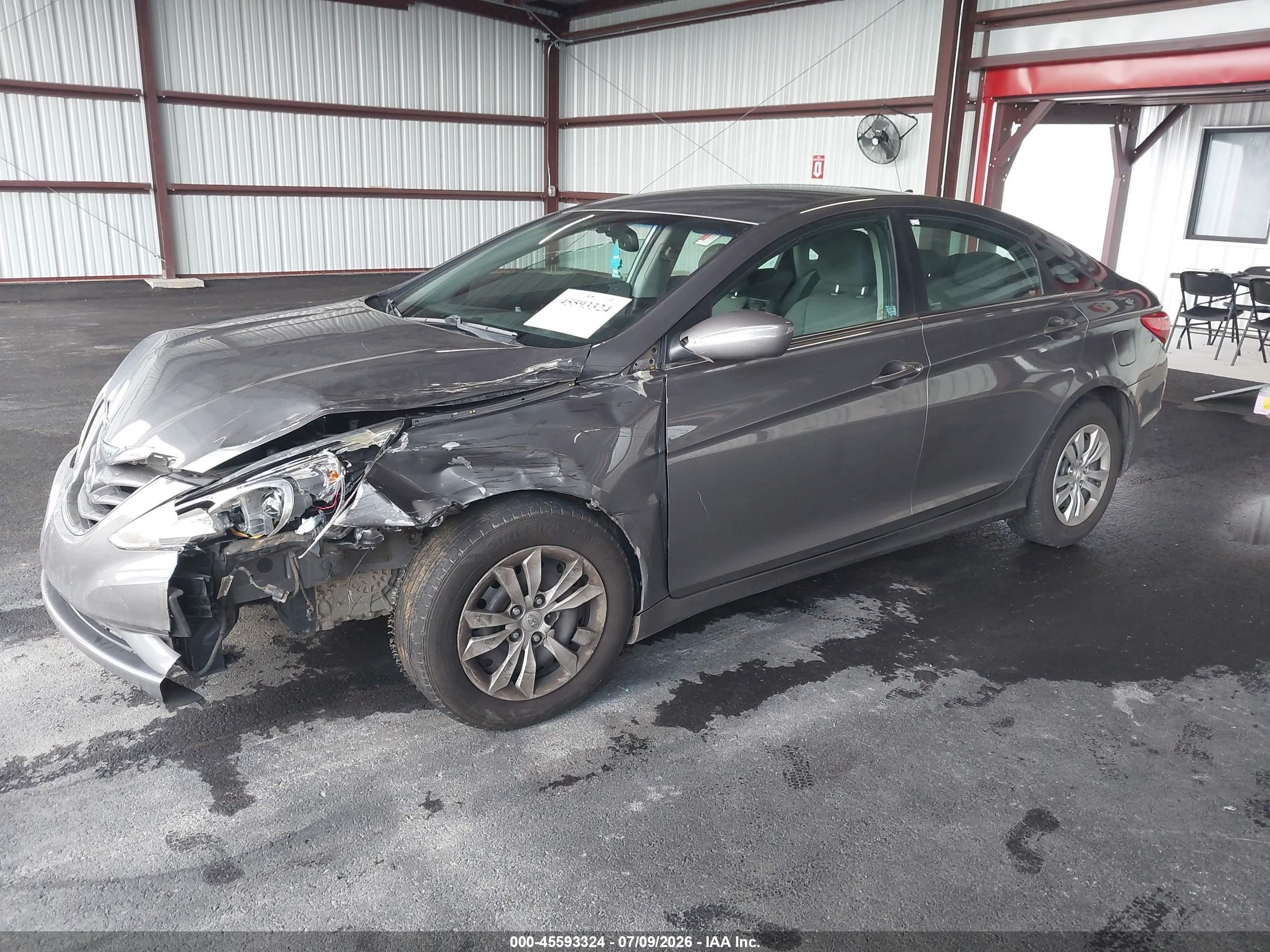 2011 Hyundai Sonata Gls Gray vin: 5NPEB4AC5BH257354