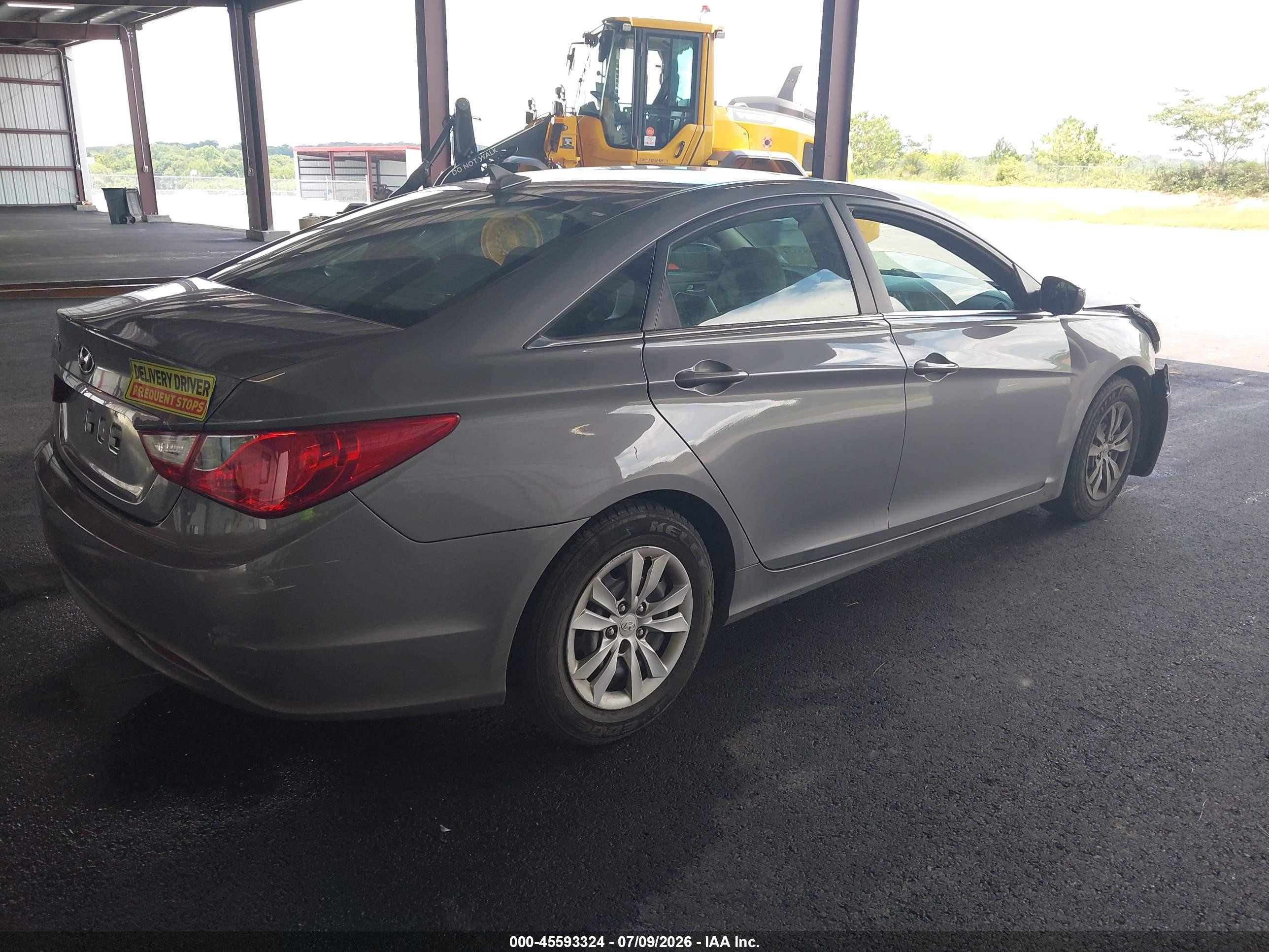 2011 Hyundai Sonata Gls Gray vin: 5NPEB4AC5BH257354