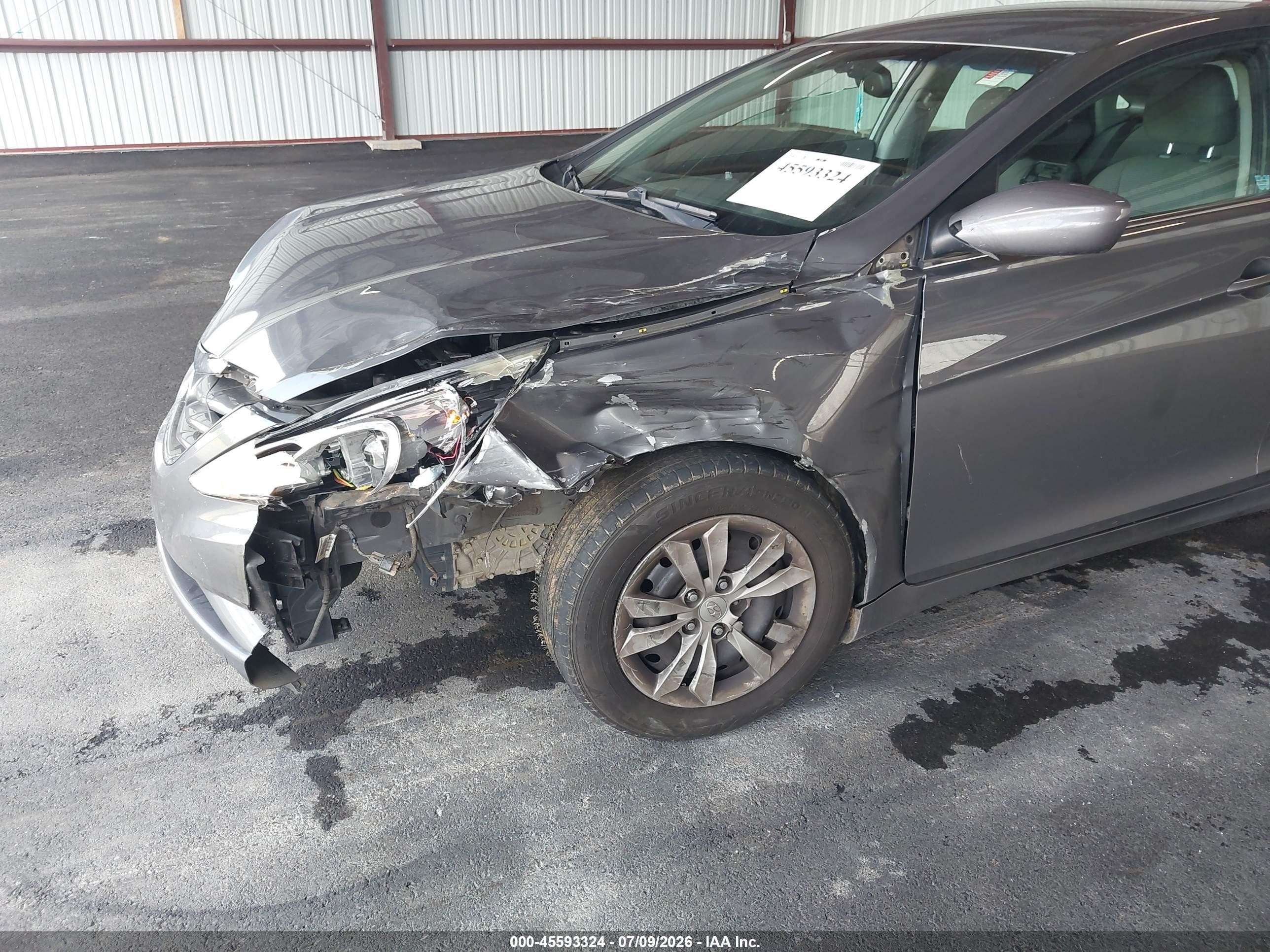 2011 Hyundai Sonata Gls Gray vin: 5NPEB4AC5BH257354