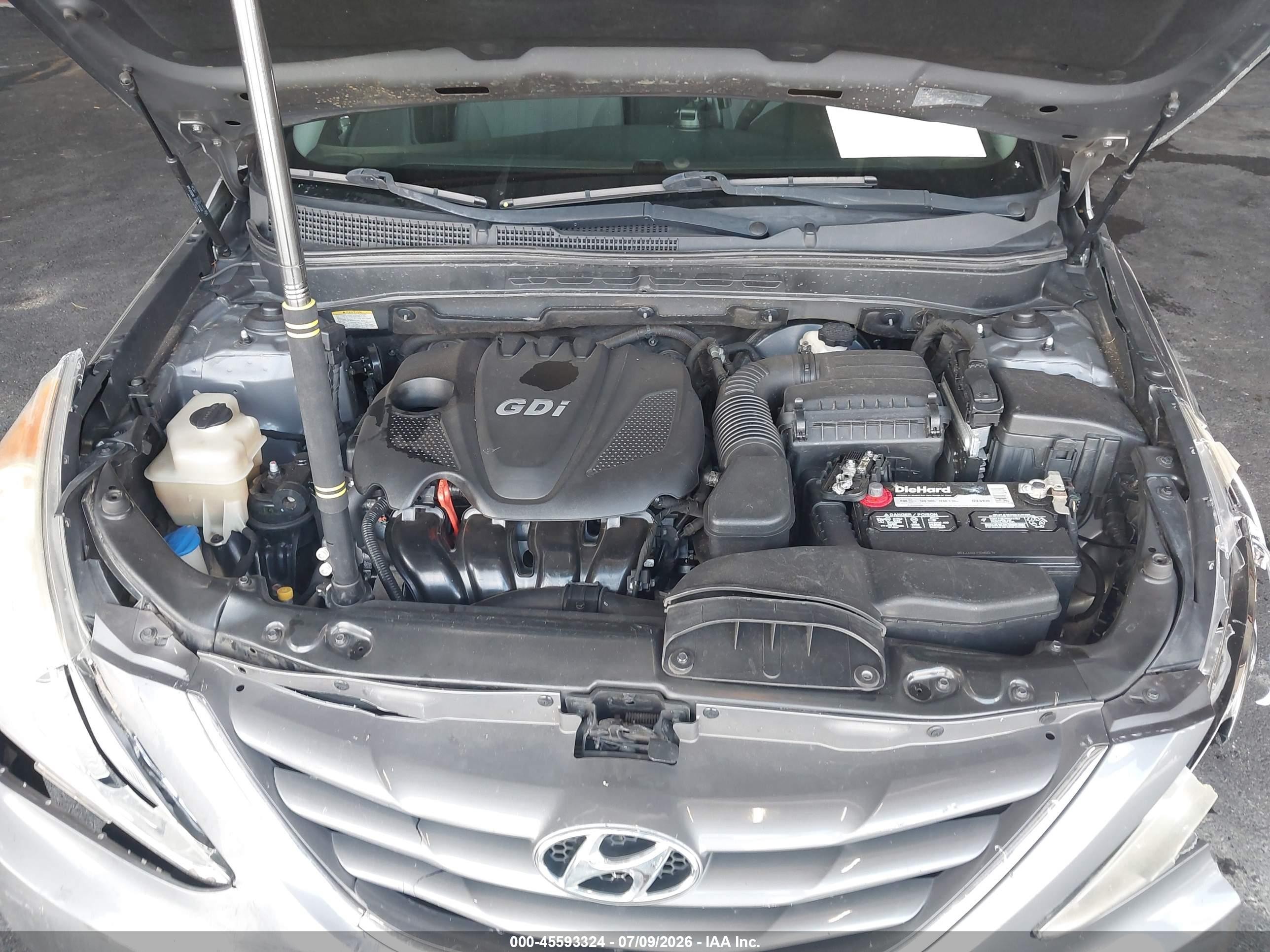 2011 Hyundai Sonata Gls Gray vin: 5NPEB4AC5BH257354