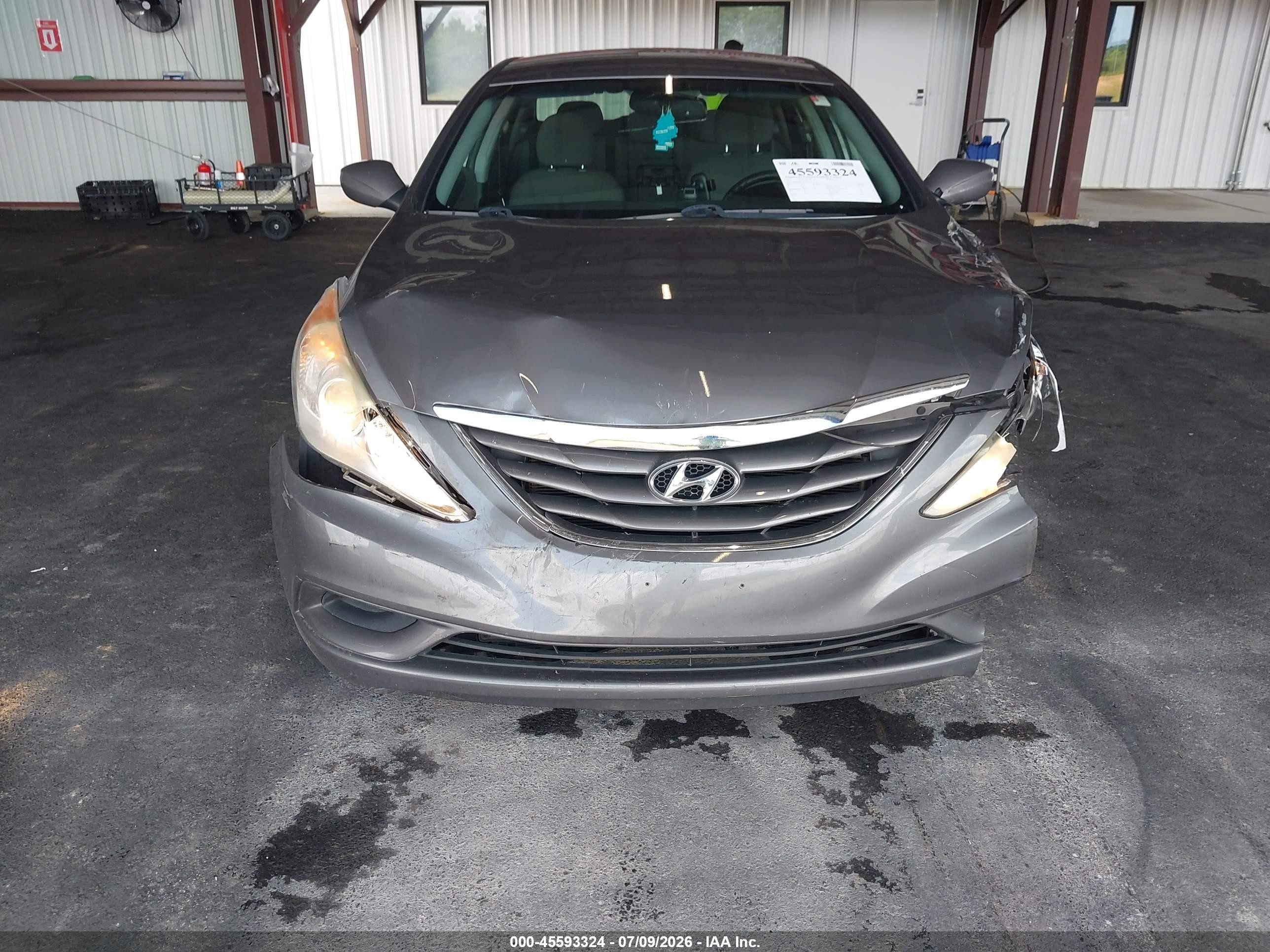 2011 Hyundai Sonata Gls Gray vin: 5NPEB4AC5BH257354