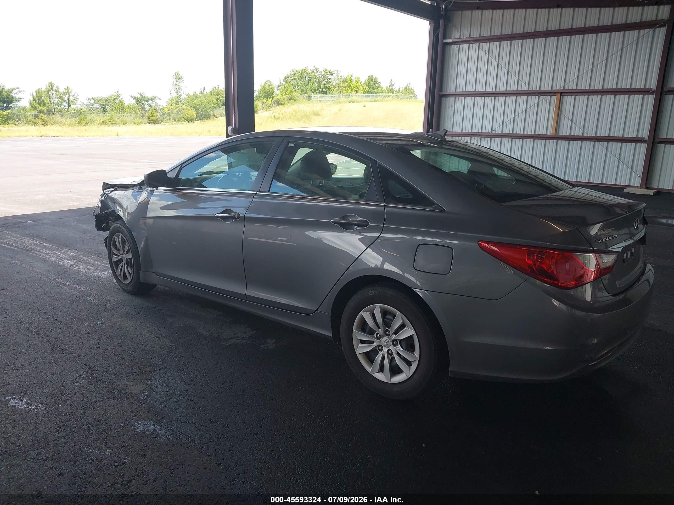 2011 Hyundai Sonata Gls Gray vin: 5NPEB4AC5BH257354