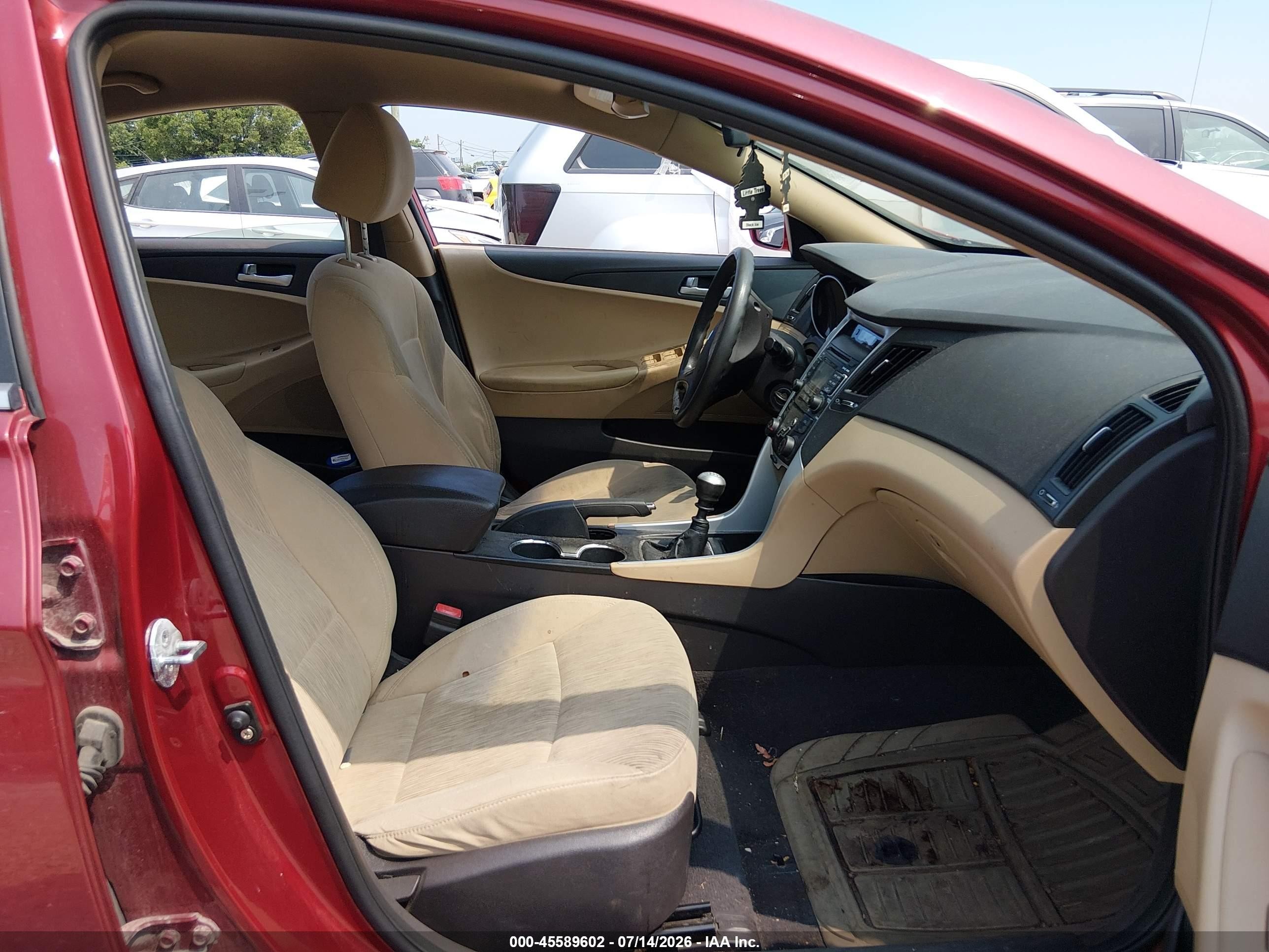 2011 Hyundai Sonata Gls Red vin: 5NPEB4AC5BH259072