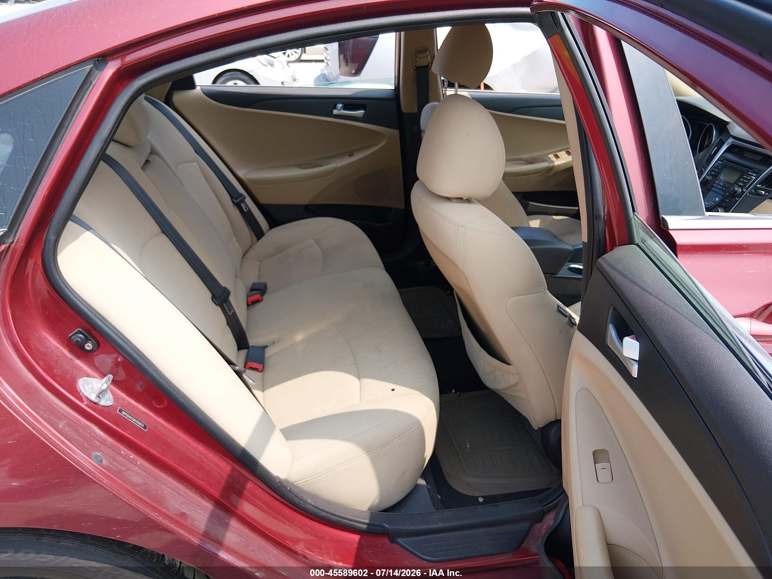 2011 Hyundai Sonata Gls Red vin: 5NPEB4AC5BH259072