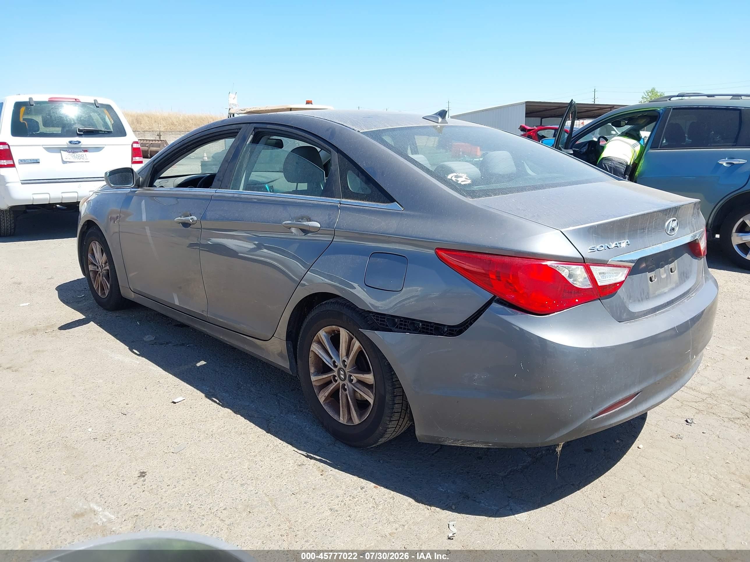 2011 Hyundai Sonata Gls Gray vin: 5NPEB4AC5BH265194