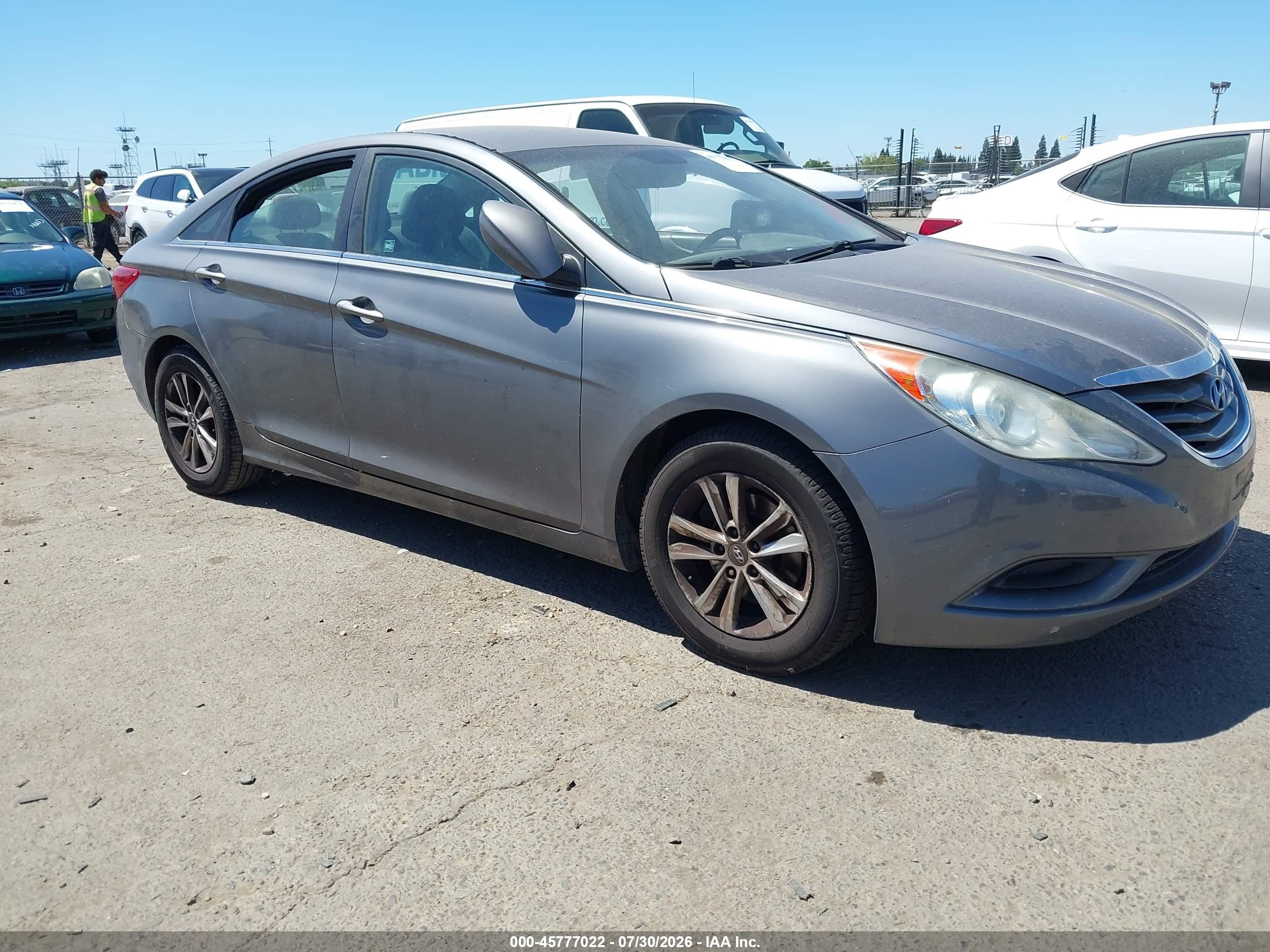 2011 Hyundai Sonata Gls Gray vin: 5NPEB4AC5BH265194