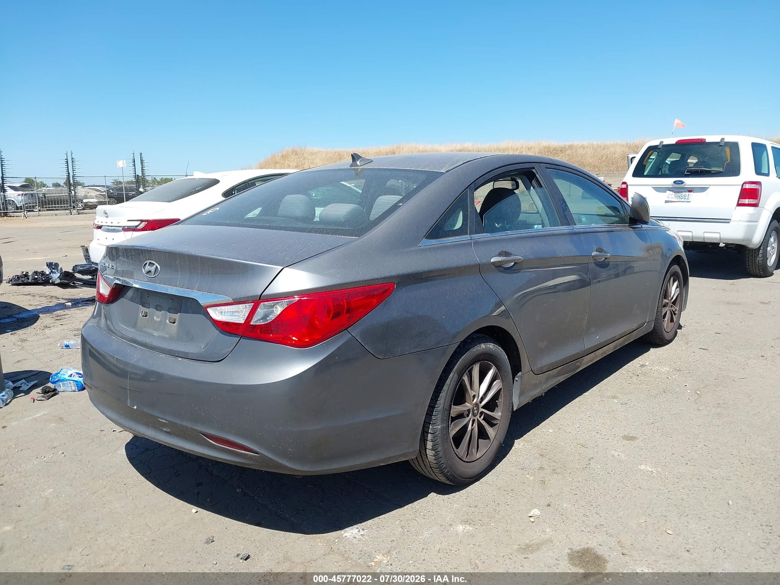 2011 Hyundai Sonata Gls Gray vin: 5NPEB4AC5BH265194