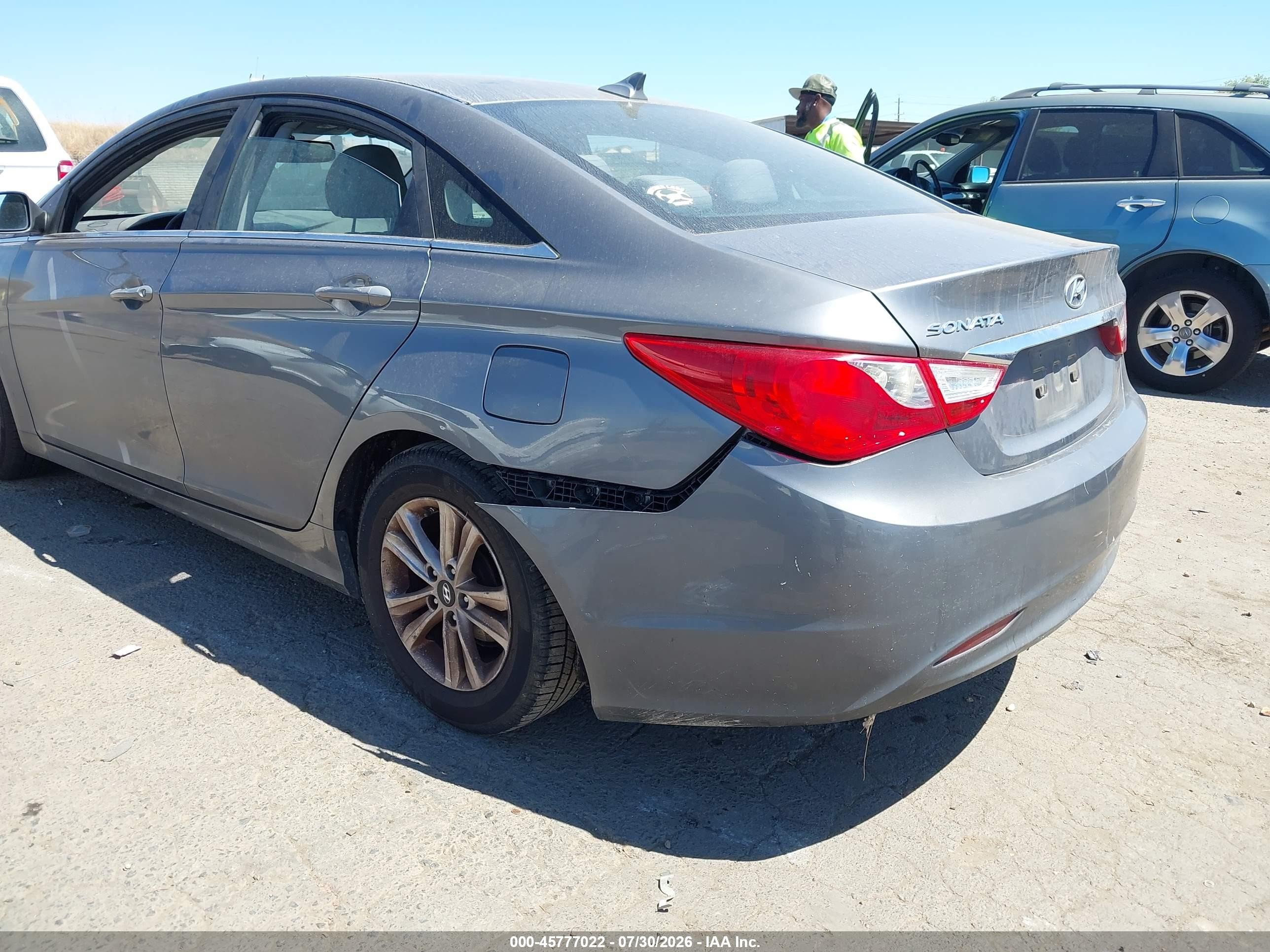 2011 Hyundai Sonata Gls Gray vin: 5NPEB4AC5BH265194