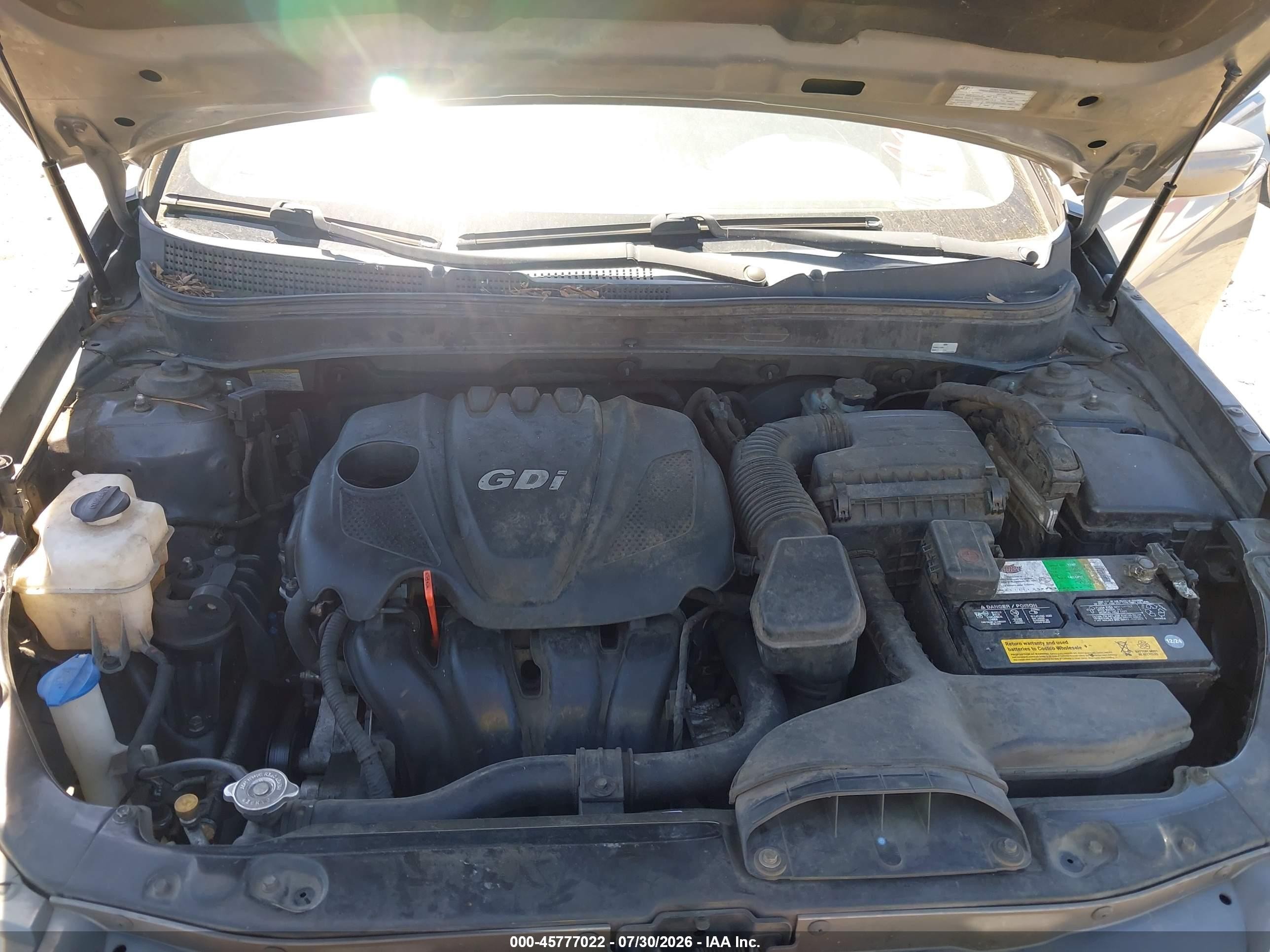 2011 Hyundai Sonata Gls Gray vin: 5NPEB4AC5BH265194