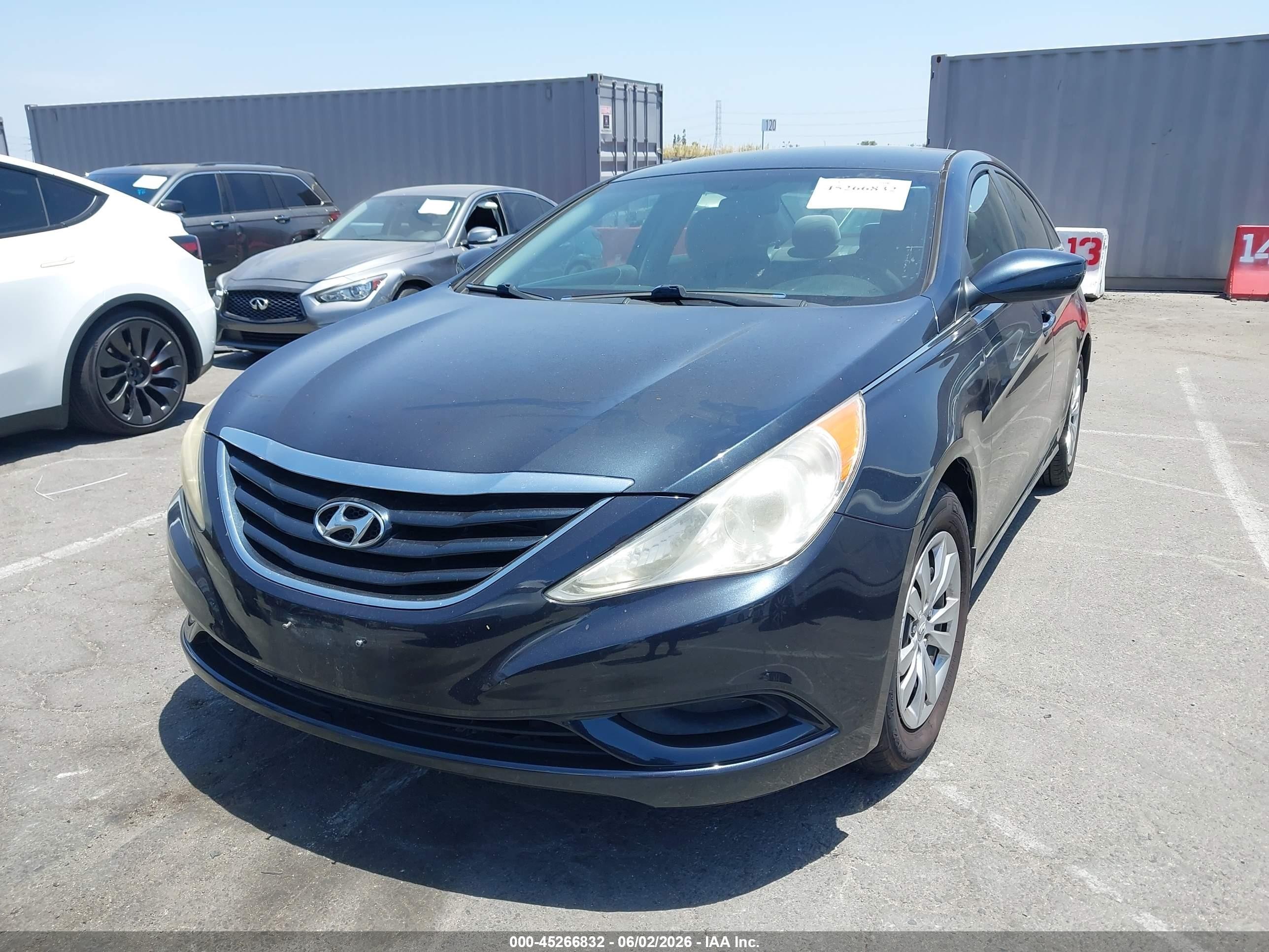 2011 Hyundai Sonata Gls Blue vin: 5NPEB4AC5BH283582