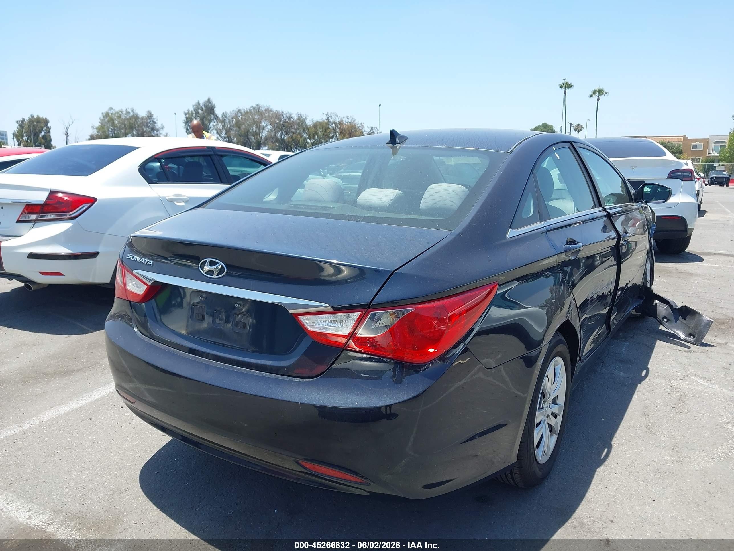 2011 Hyundai Sonata Gls Blue vin: 5NPEB4AC5BH283582