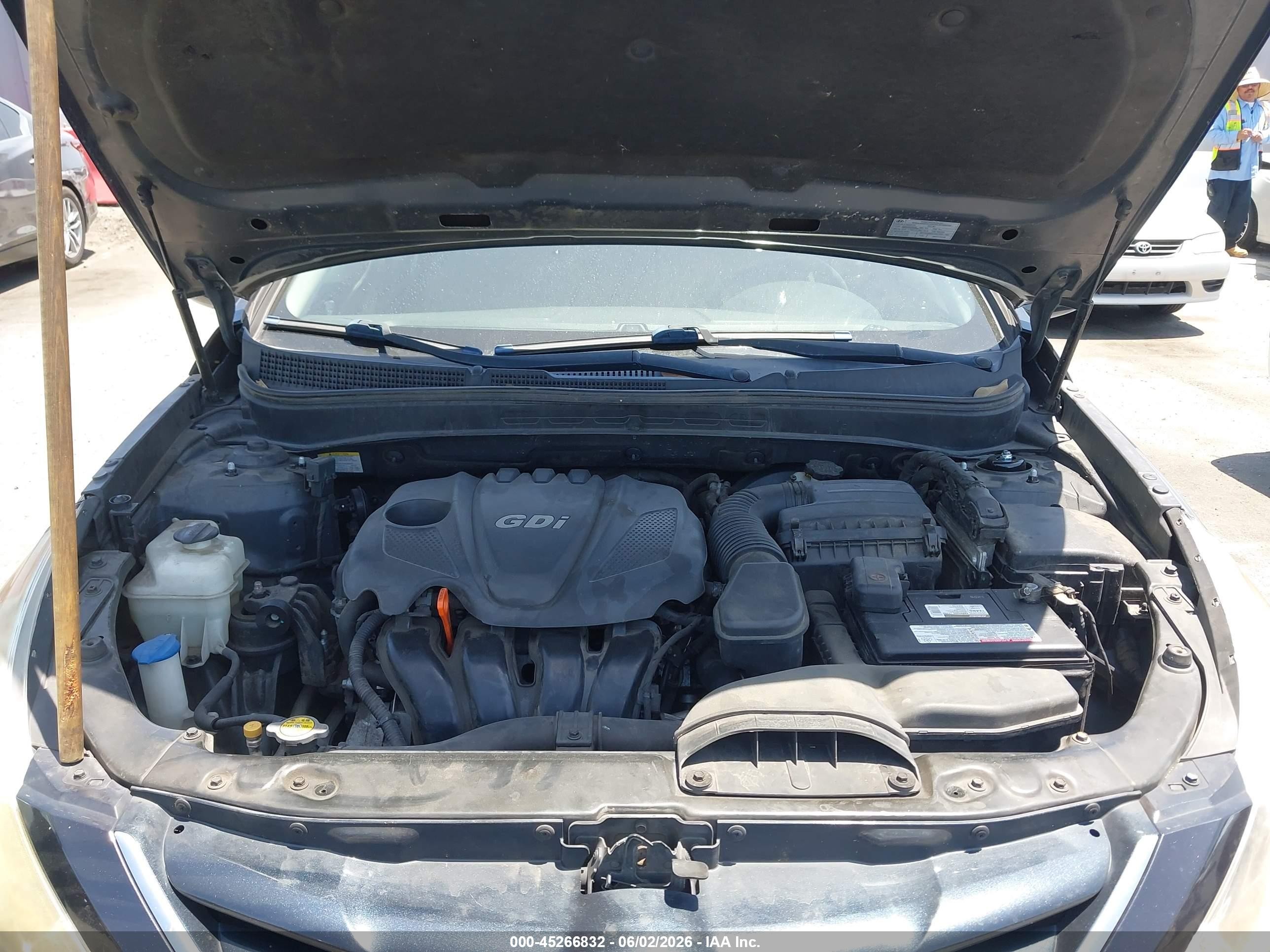 2011 Hyundai Sonata Gls Blue vin: 5NPEB4AC5BH283582
