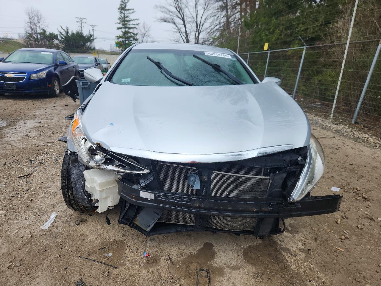 2011 Hyundai Sonata Gls Silver vin: 5NPEB4AC5BH289463
