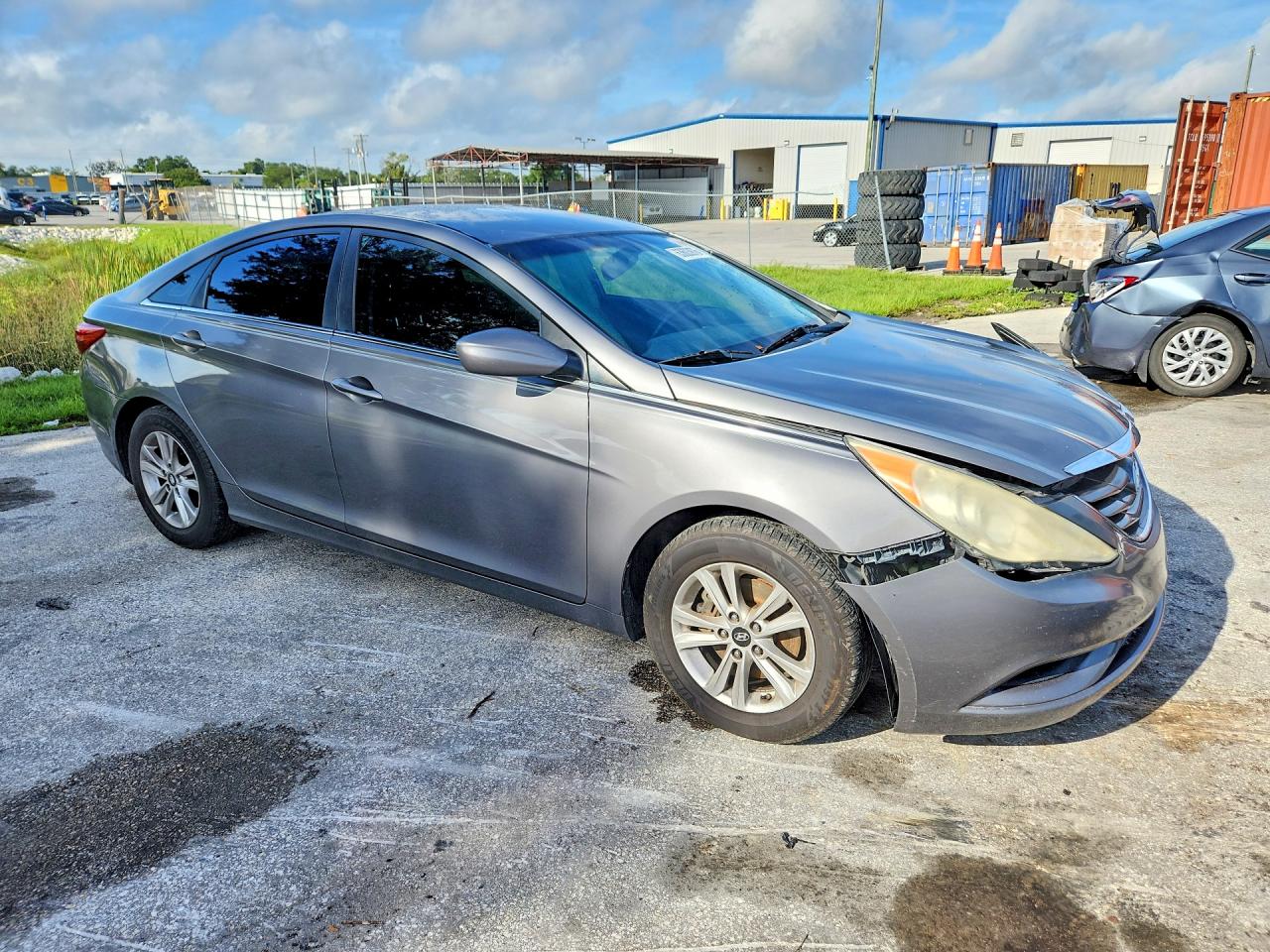 2011 Hyundai Sonata Gls Gray vin: 5NPEB4AC5BH290824