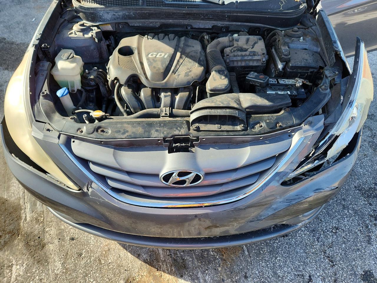 2011 Hyundai Sonata Gls Gray vin: 5NPEB4AC5BH290824