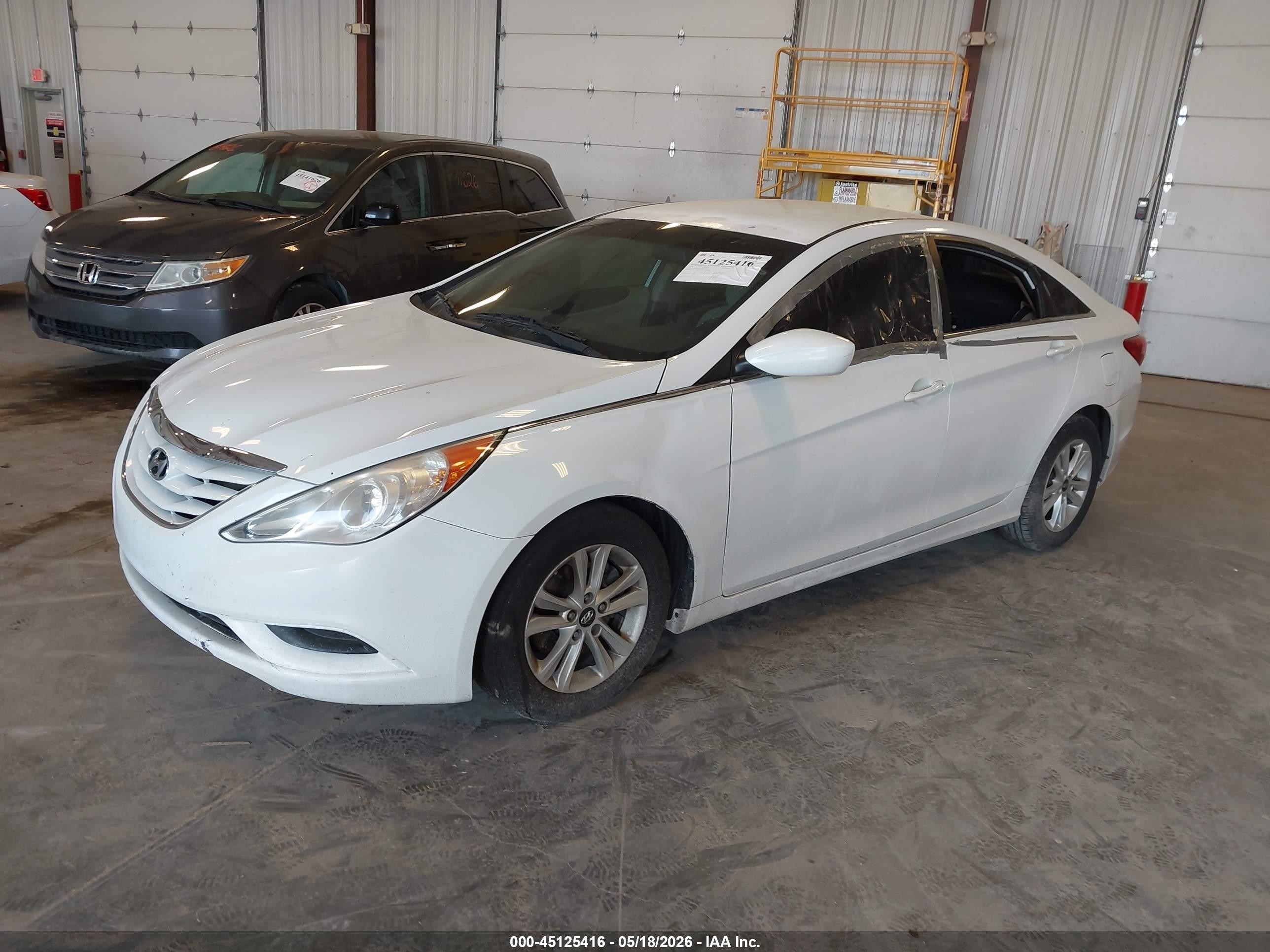 2011 Hyundai Sonata Gls White vin: 5NPEB4AC5BH301370