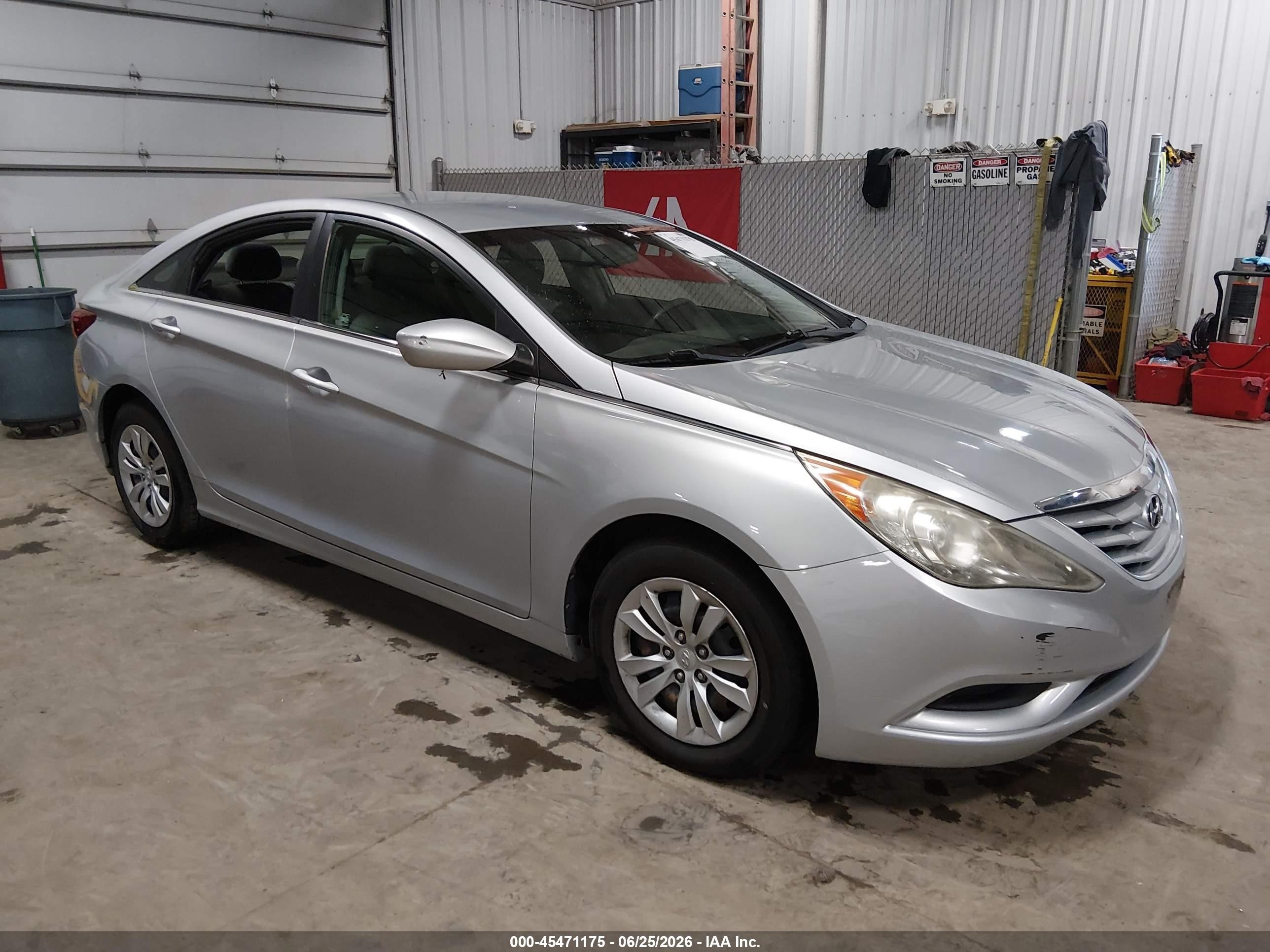 2012 Hyundai Sonata Gls Gray vin: 5NPEB4AC5CH318316