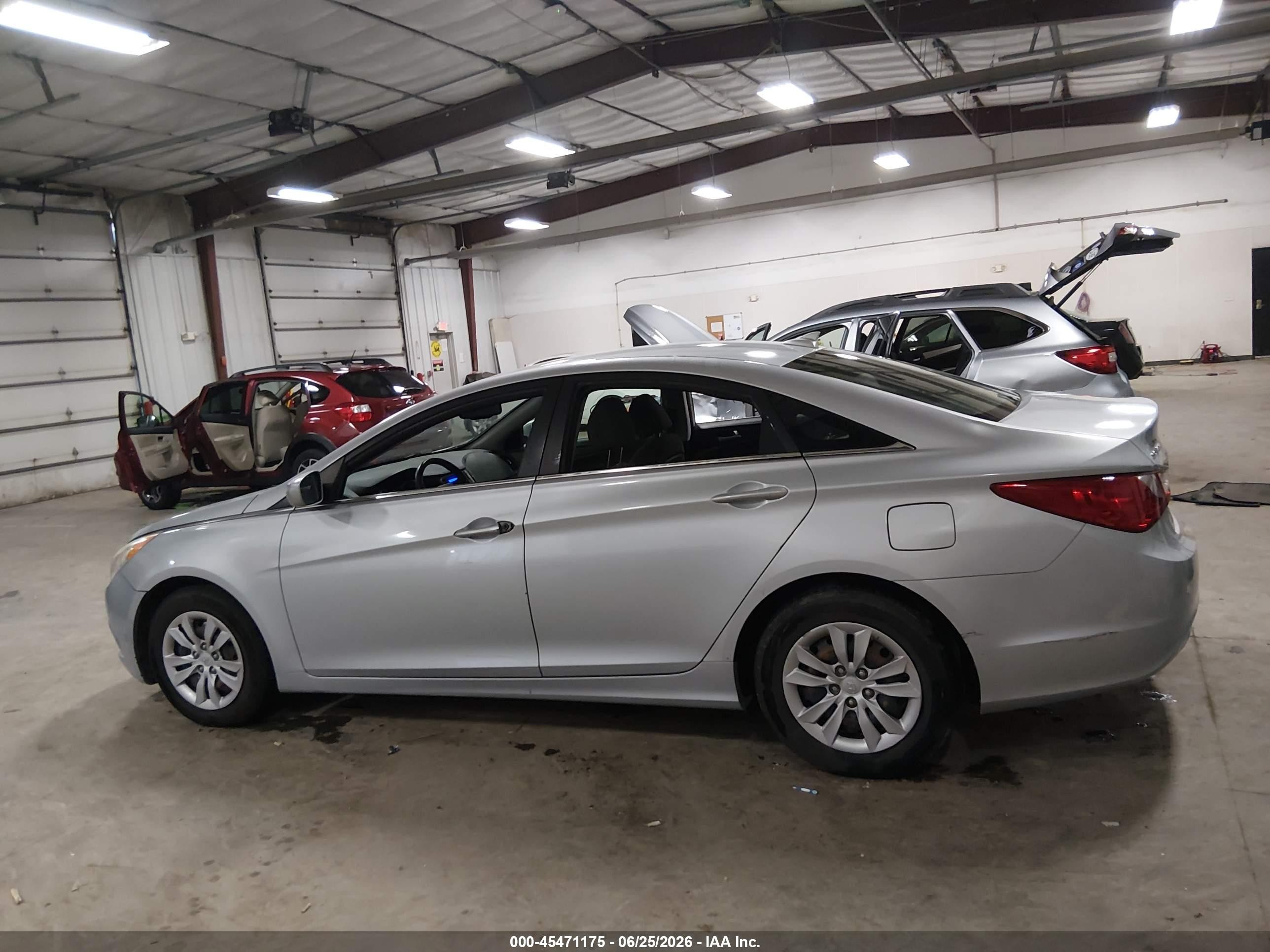 2012 Hyundai Sonata Gls Gray vin: 5NPEB4AC5CH318316