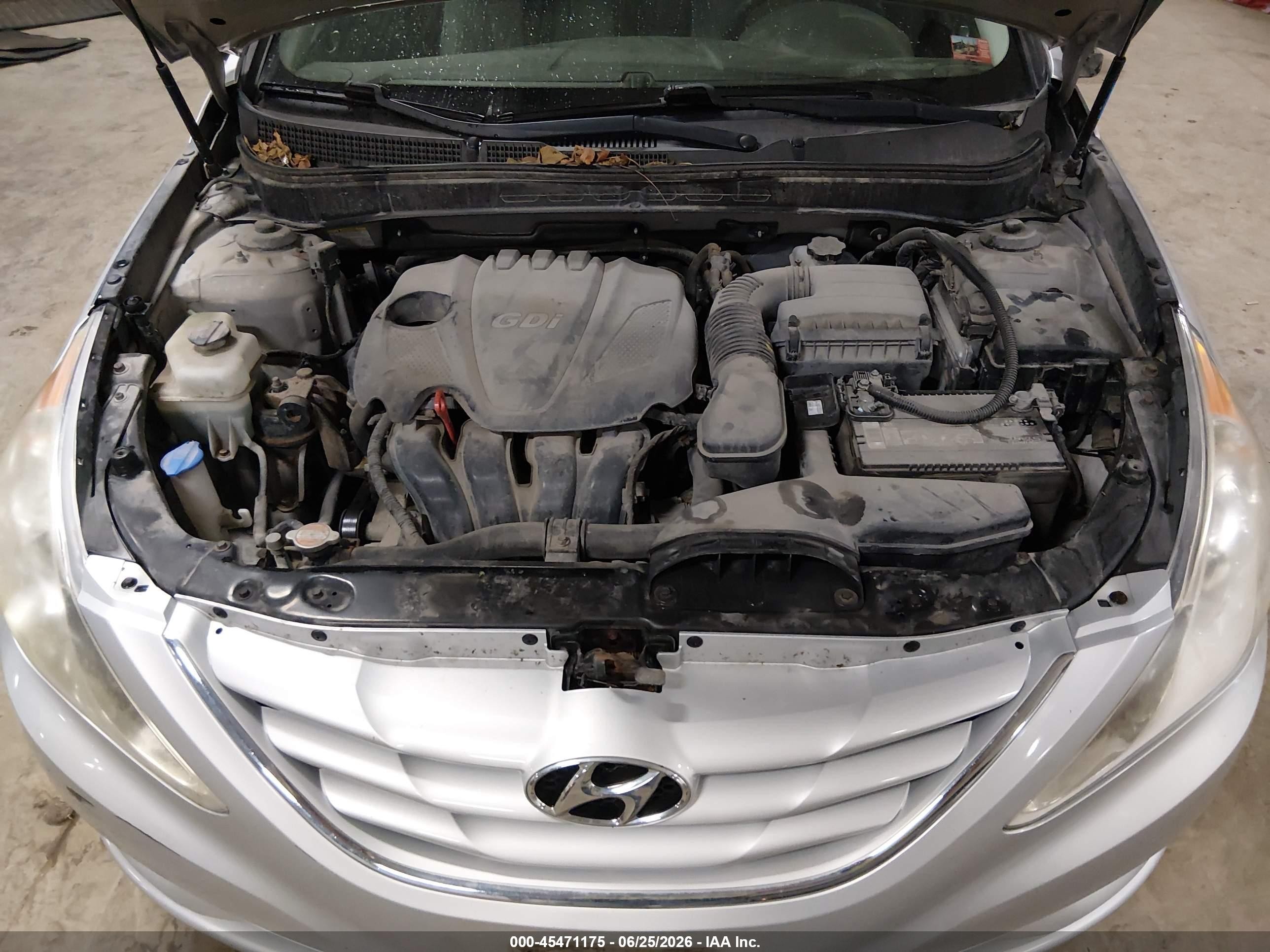 2012 Hyundai Sonata Gls Gray vin: 5NPEB4AC5CH318316