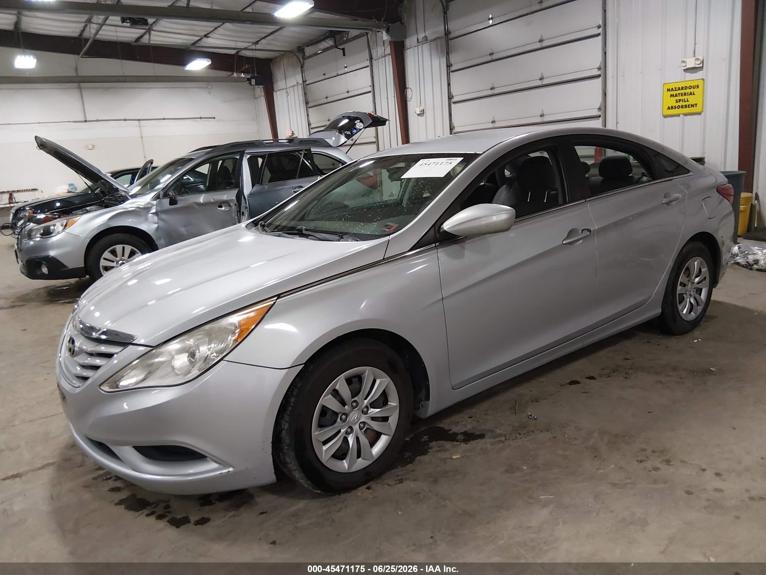 2012 Hyundai Sonata Gls Gray vin: 5NPEB4AC5CH318316