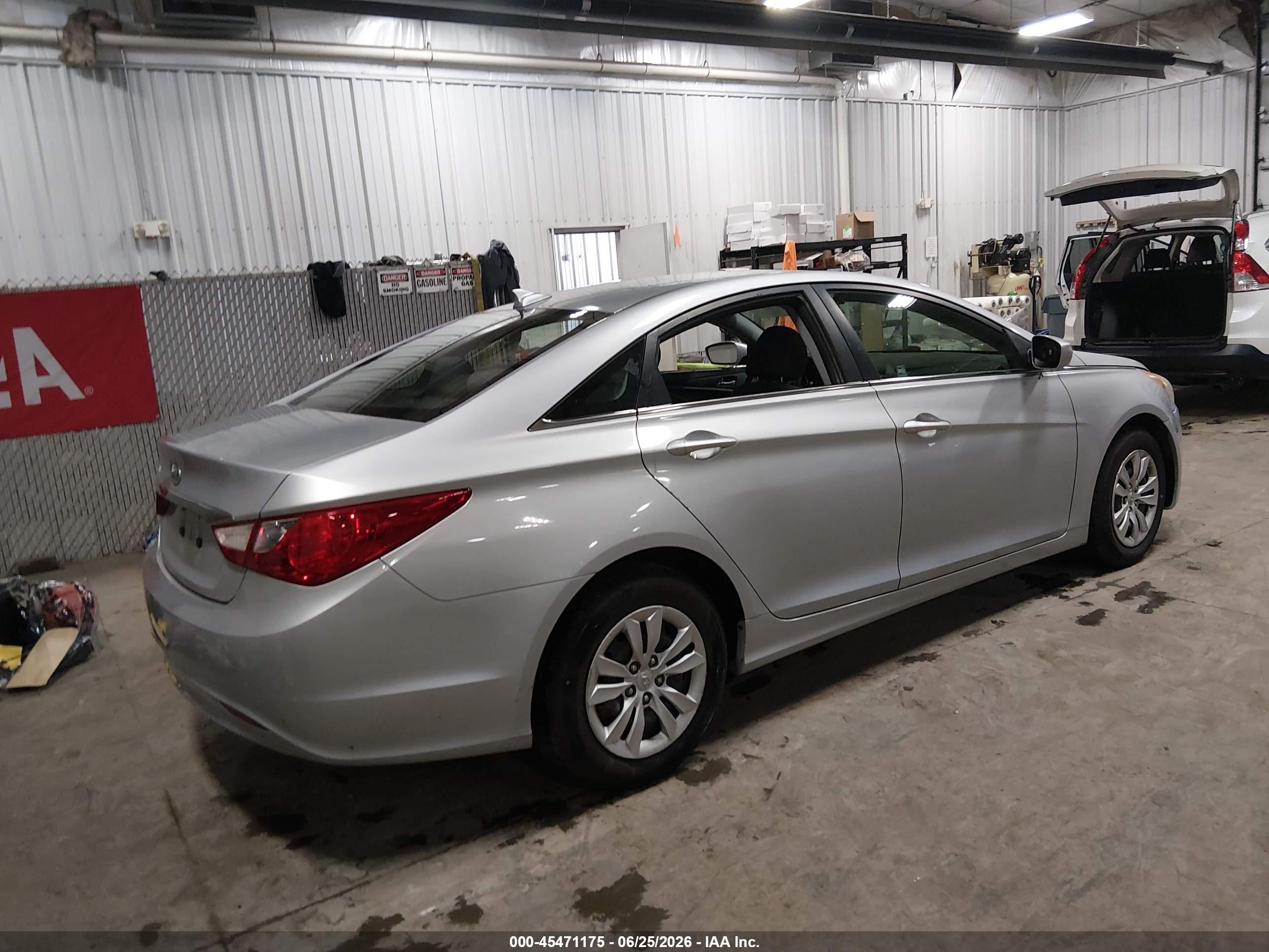 2012 Hyundai Sonata Gls Gray vin: 5NPEB4AC5CH318316
