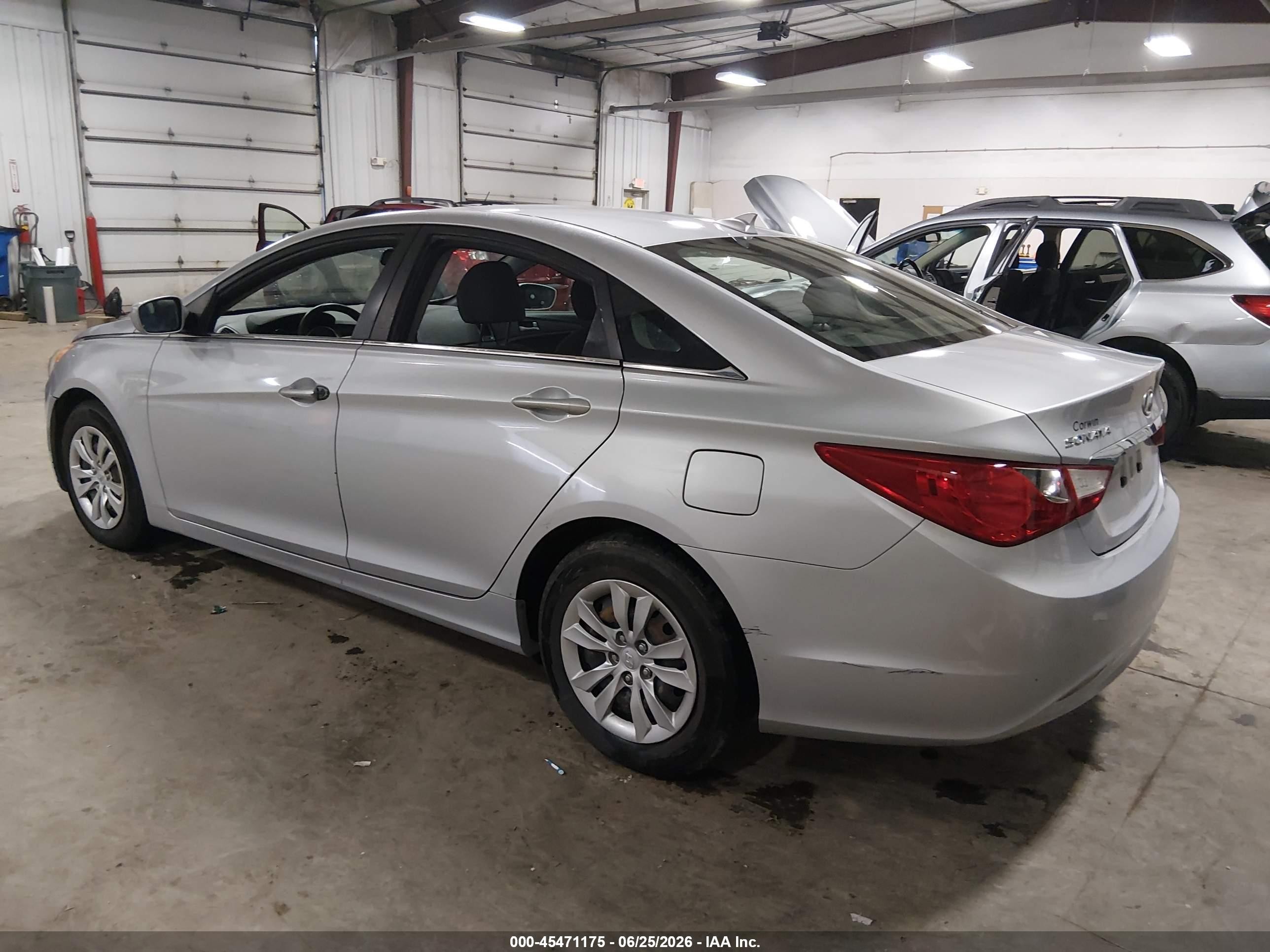 2012 Hyundai Sonata Gls Gray vin: 5NPEB4AC5CH318316