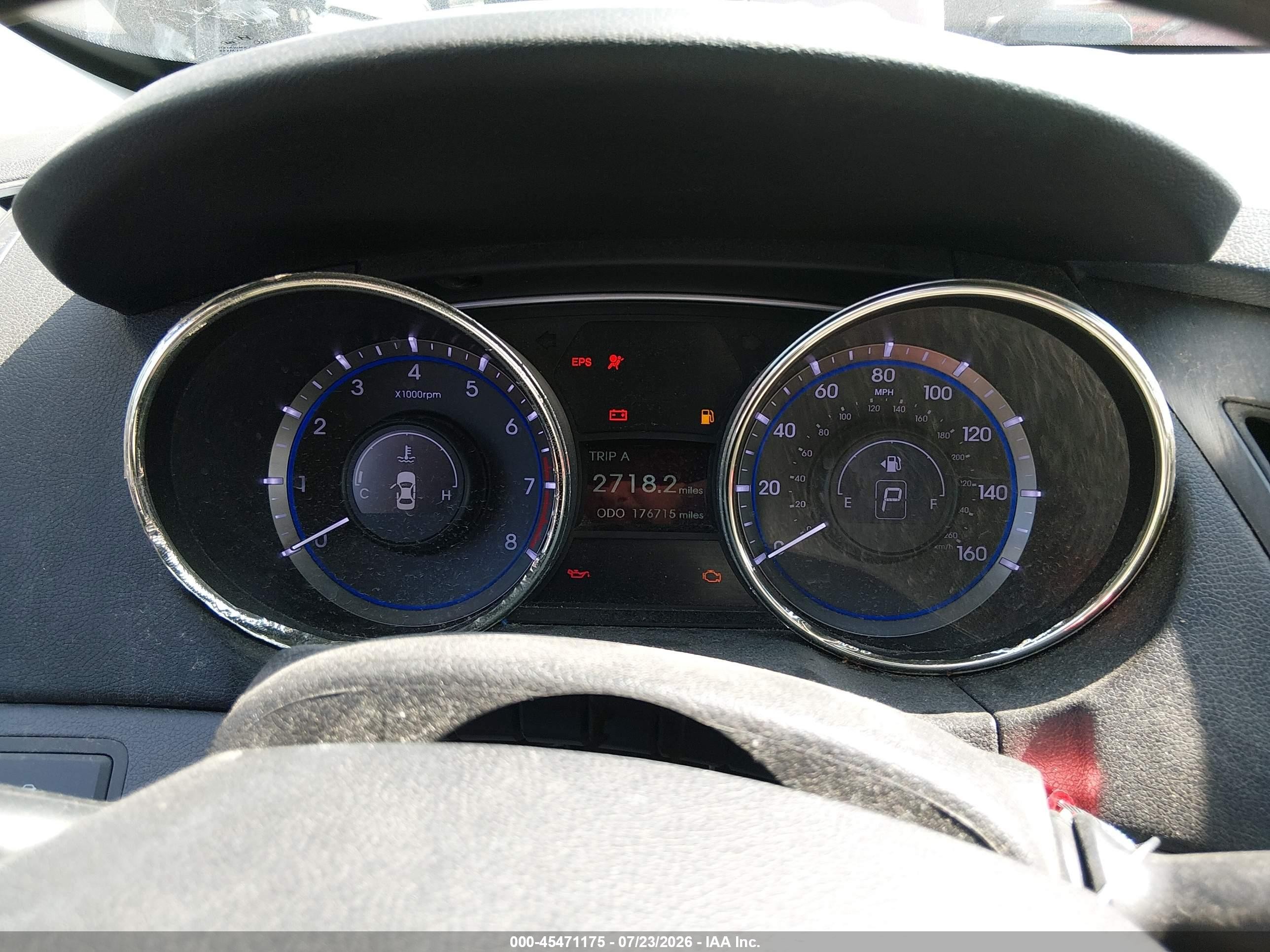 2012 Hyundai Sonata Gls Gray vin: 5NPEB4AC5CH318316