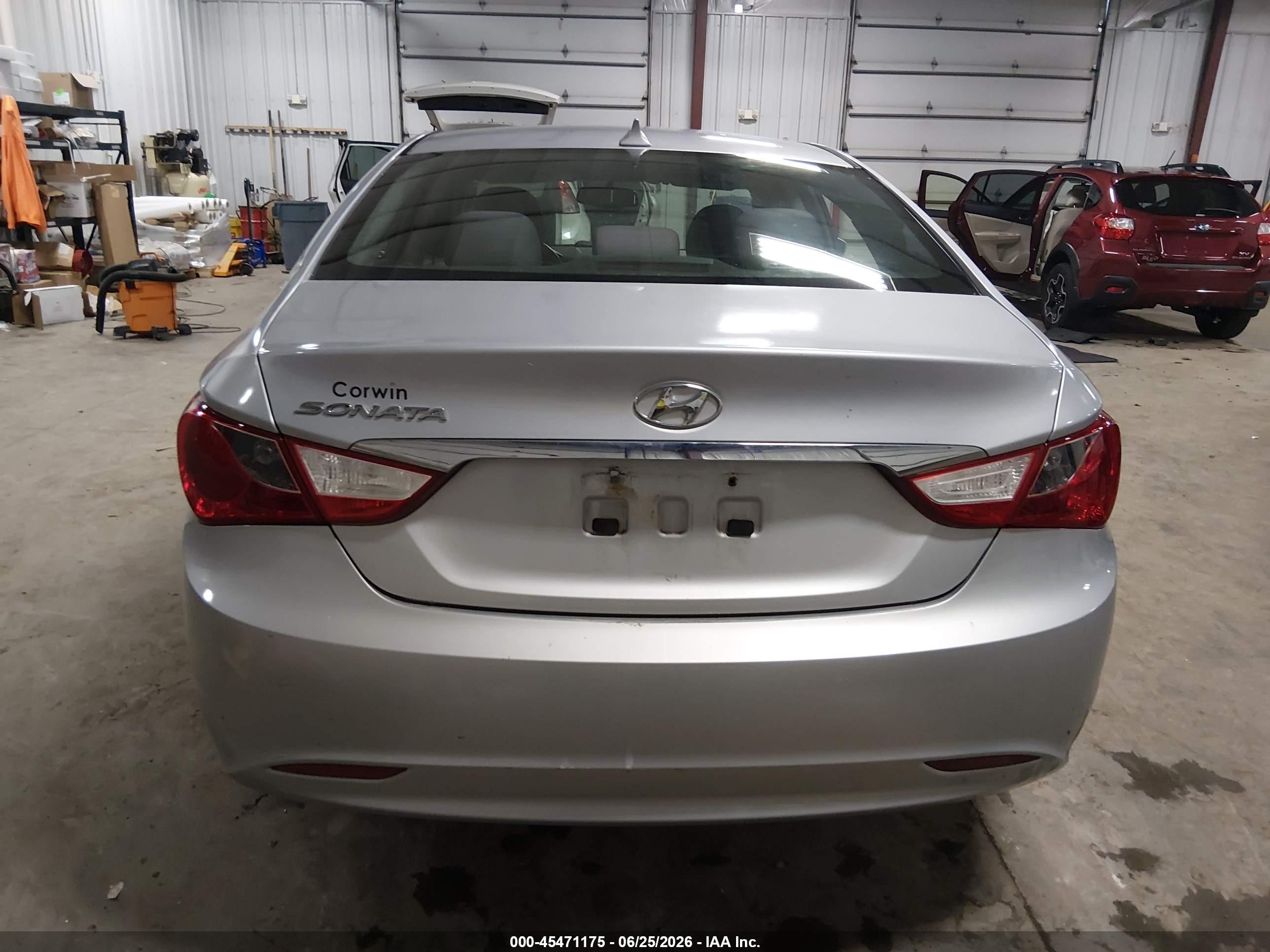 2012 Hyundai Sonata Gls Gray vin: 5NPEB4AC5CH318316