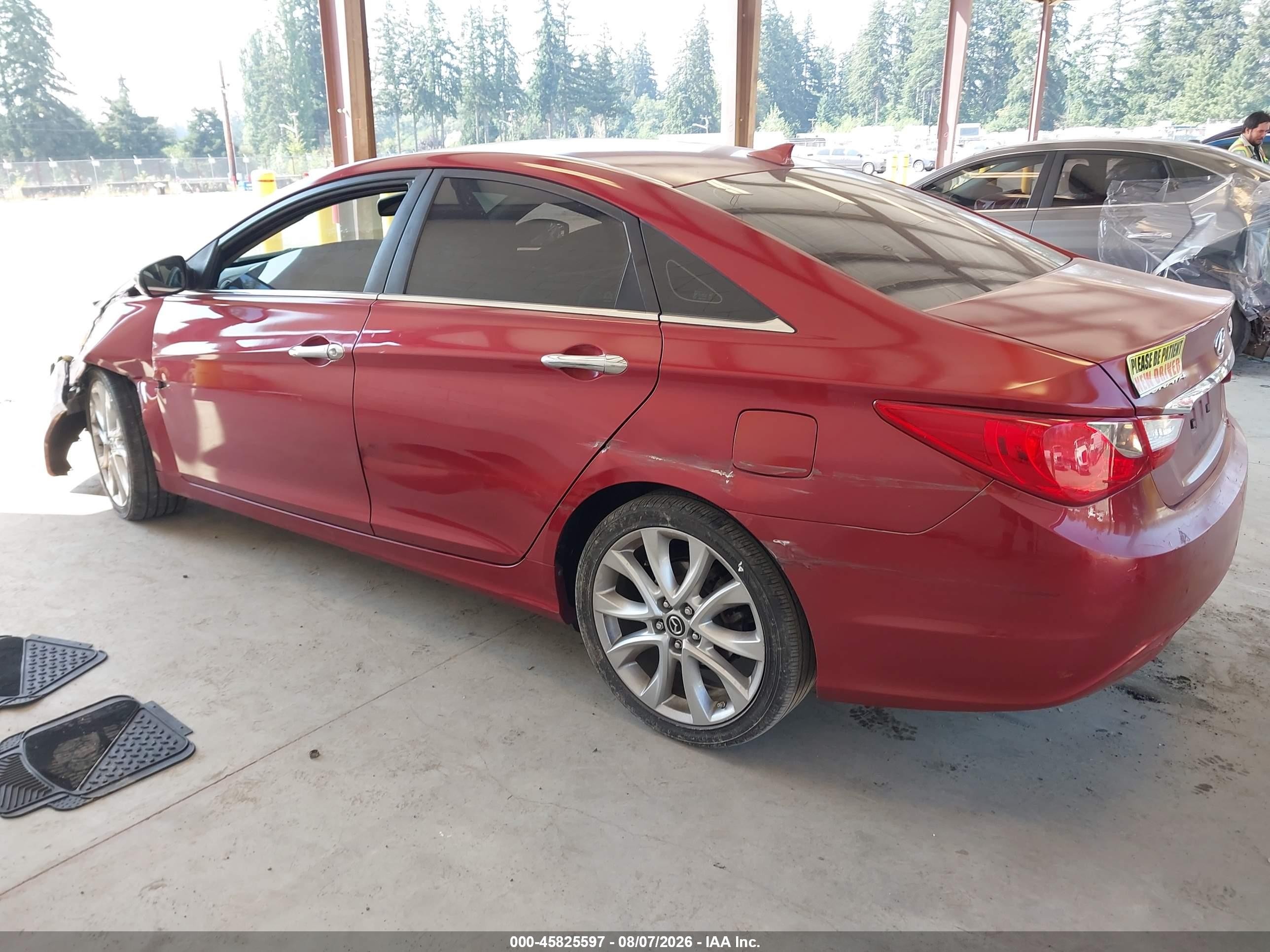 2012 Hyundai Sonata Gls Red vin: 5NPEB4AC5CH326948