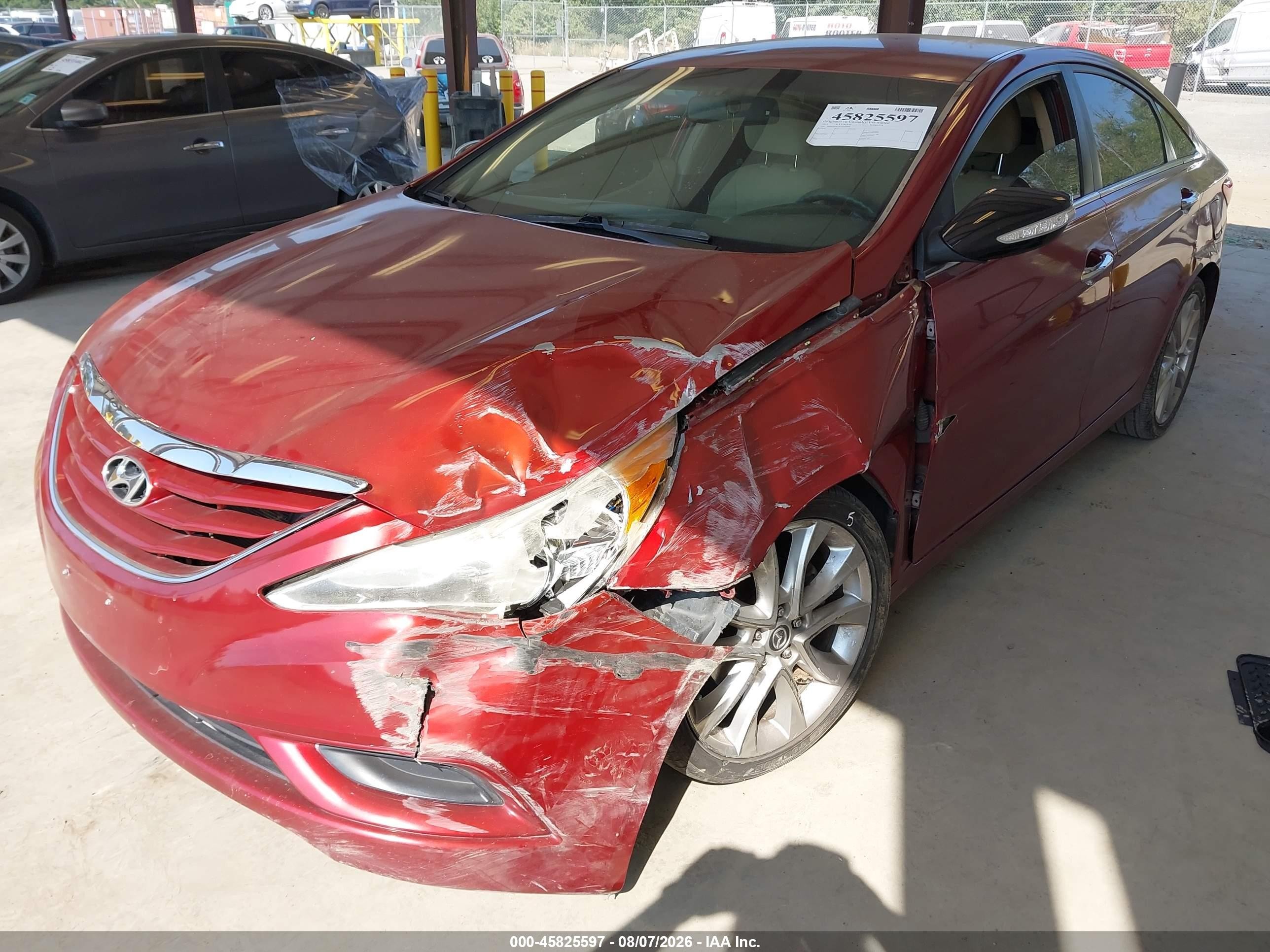 2012 Hyundai Sonata Gls Red vin: 5NPEB4AC5CH326948