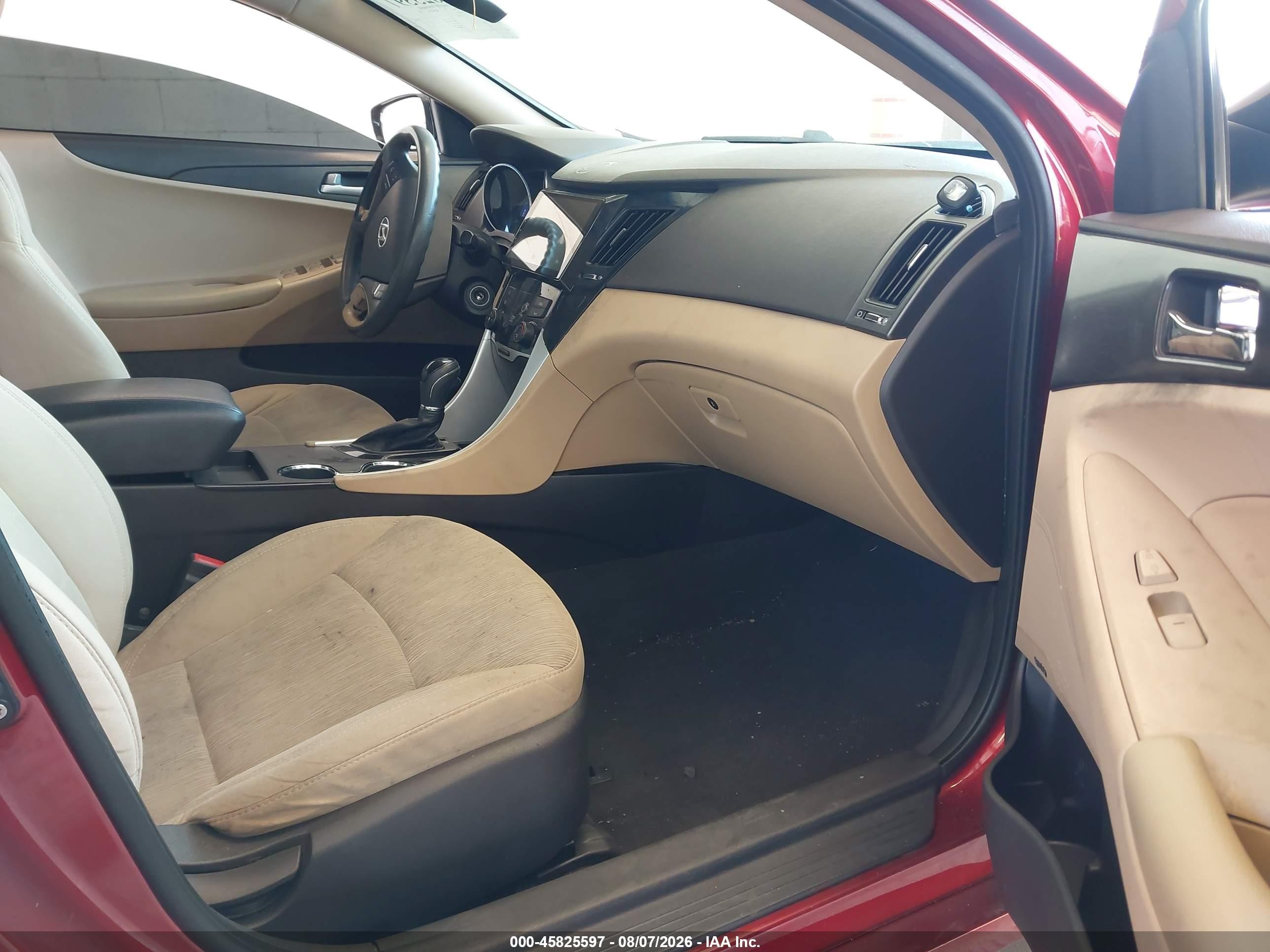 2012 Hyundai Sonata Gls Red vin: 5NPEB4AC5CH326948
