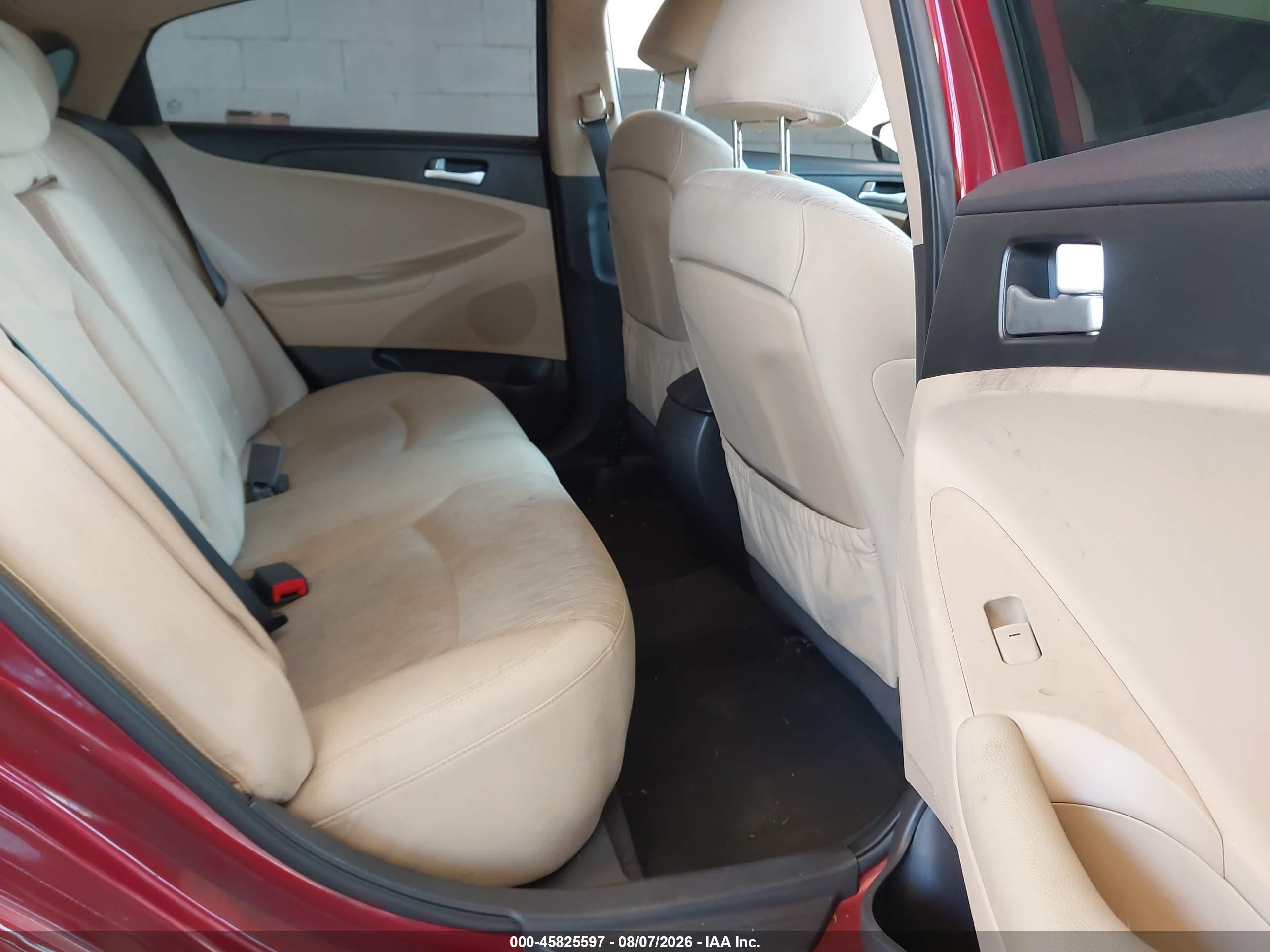 2012 Hyundai Sonata Gls Red vin: 5NPEB4AC5CH326948