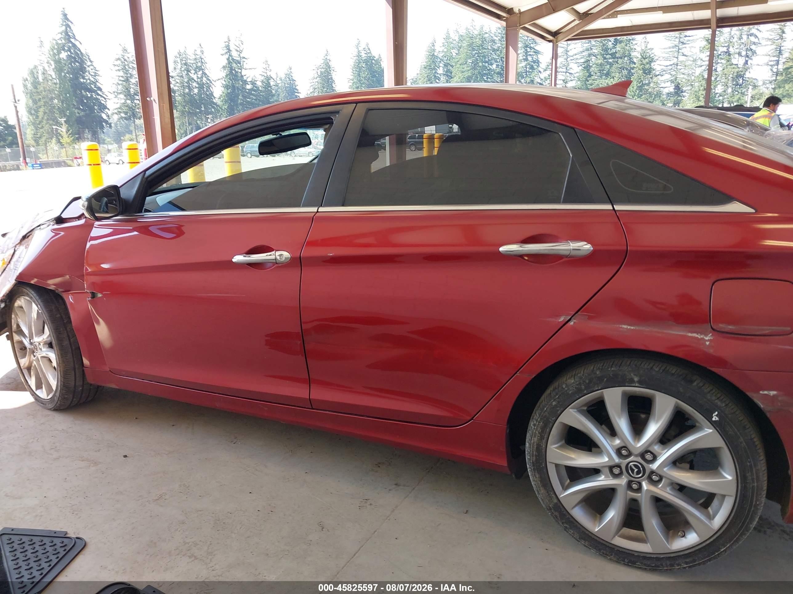 2012 Hyundai Sonata Gls Red vin: 5NPEB4AC5CH326948