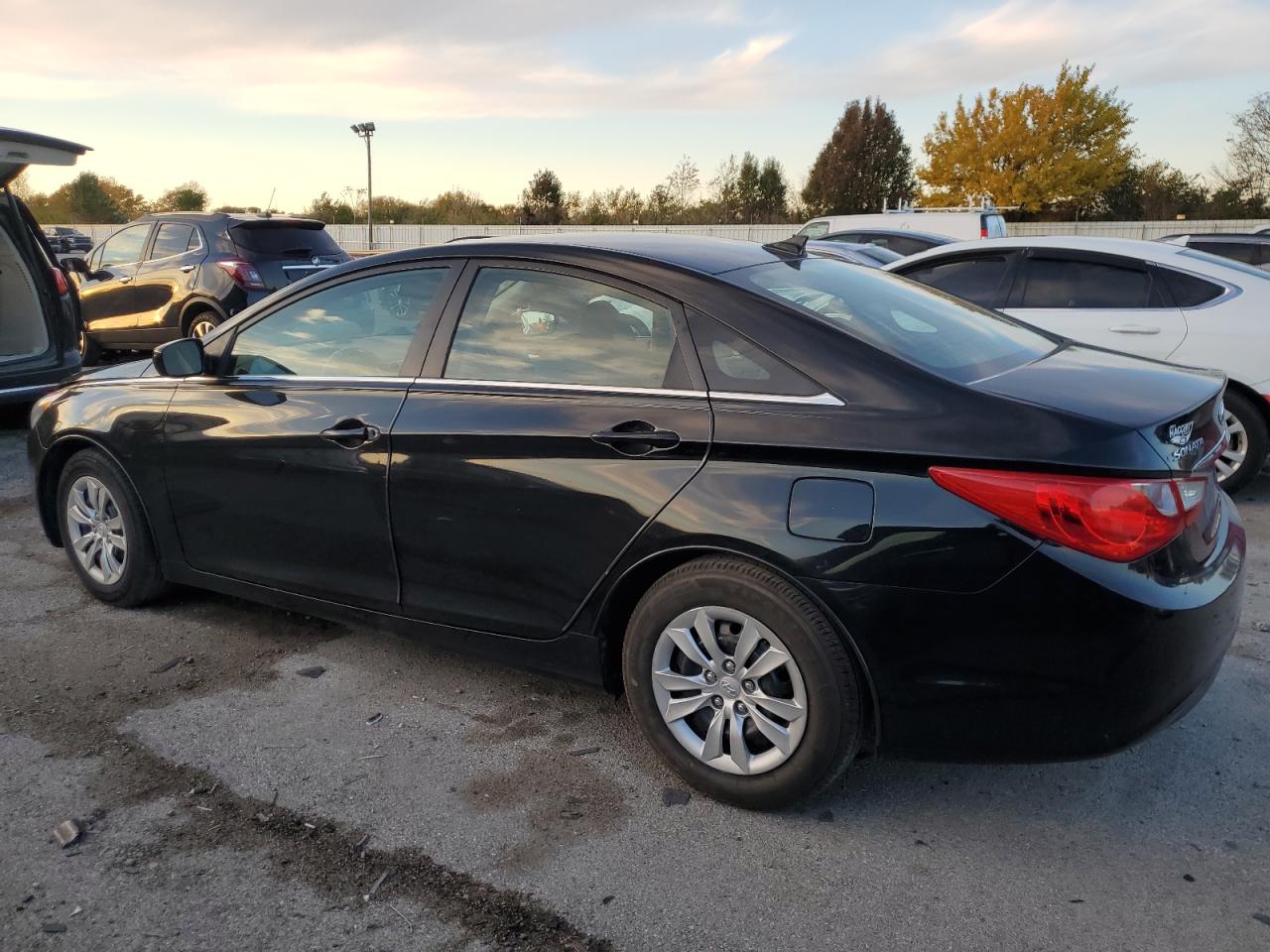2012 Hyundai Sonata Gls Black vin: 5NPEB4AC5CH338131
