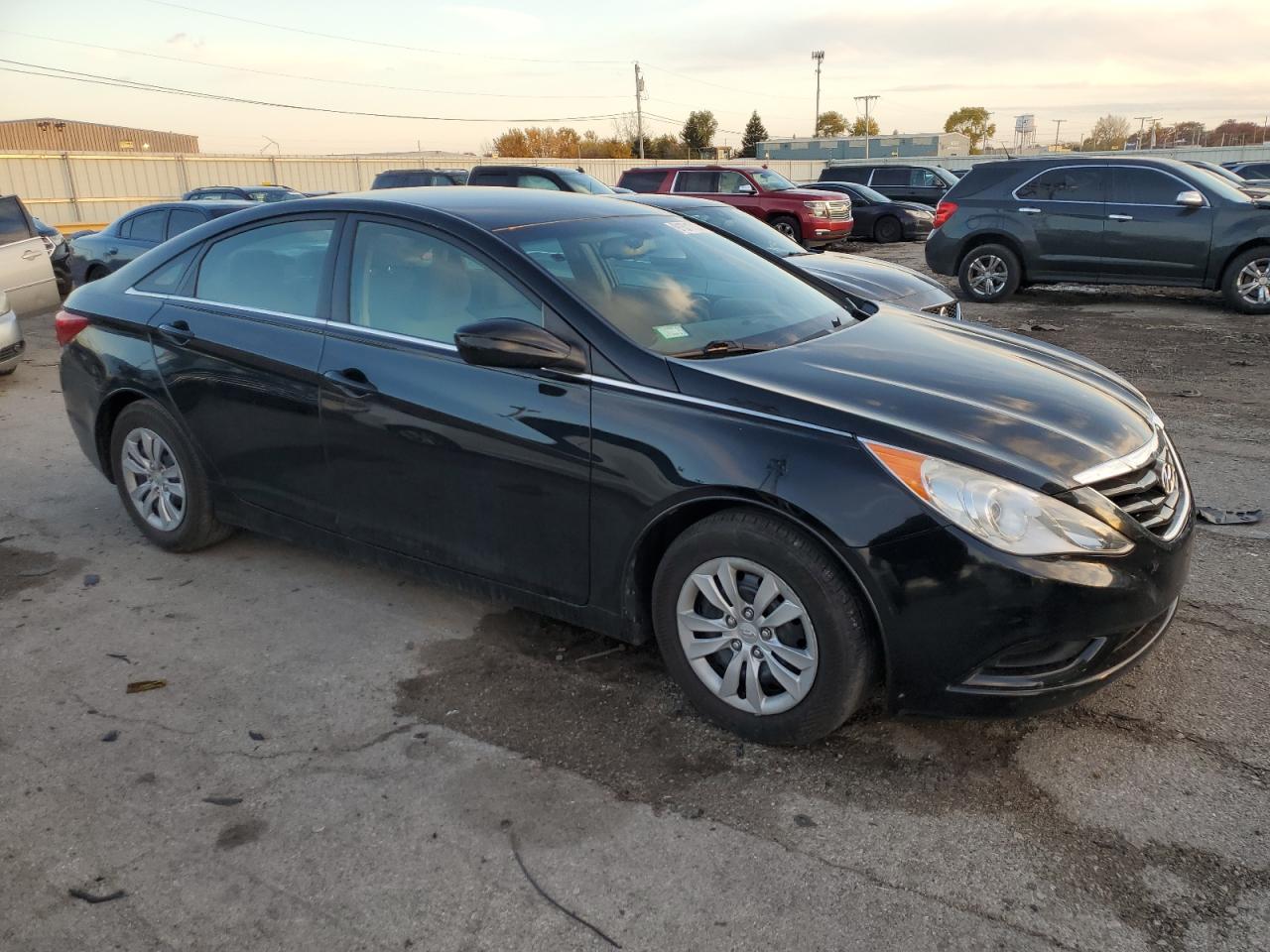 2012 Hyundai Sonata Gls Black vin: 5NPEB4AC5CH338131